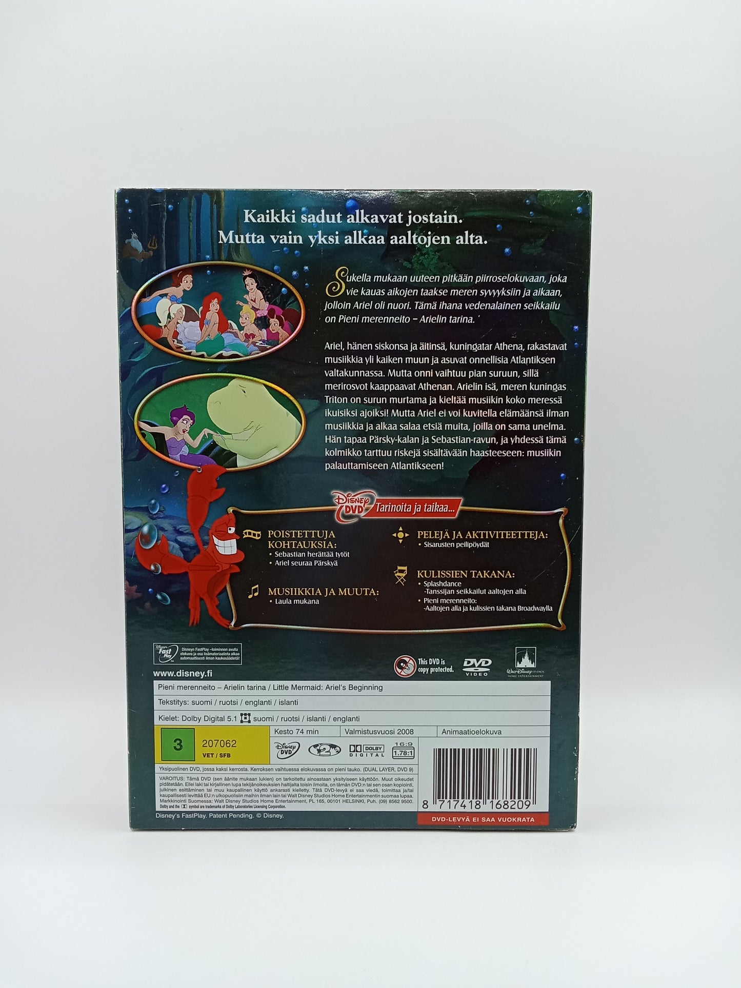 Walt Disney - Pieni Merenneito - Arielin tarina (Alkuperäisissä muoveissa)