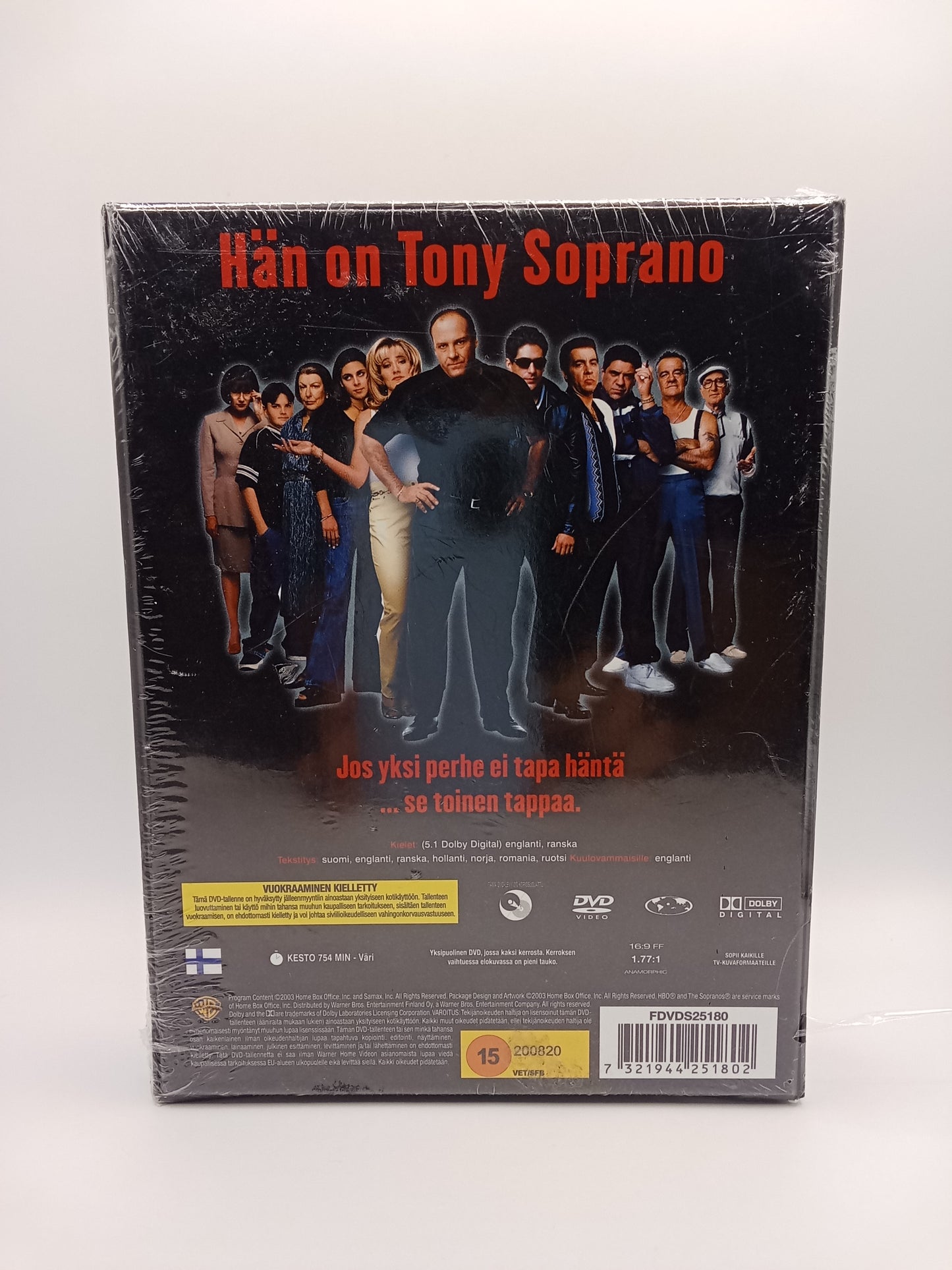 Sopranos - Kausi 1 (Alkuperäisissä muoveissa)