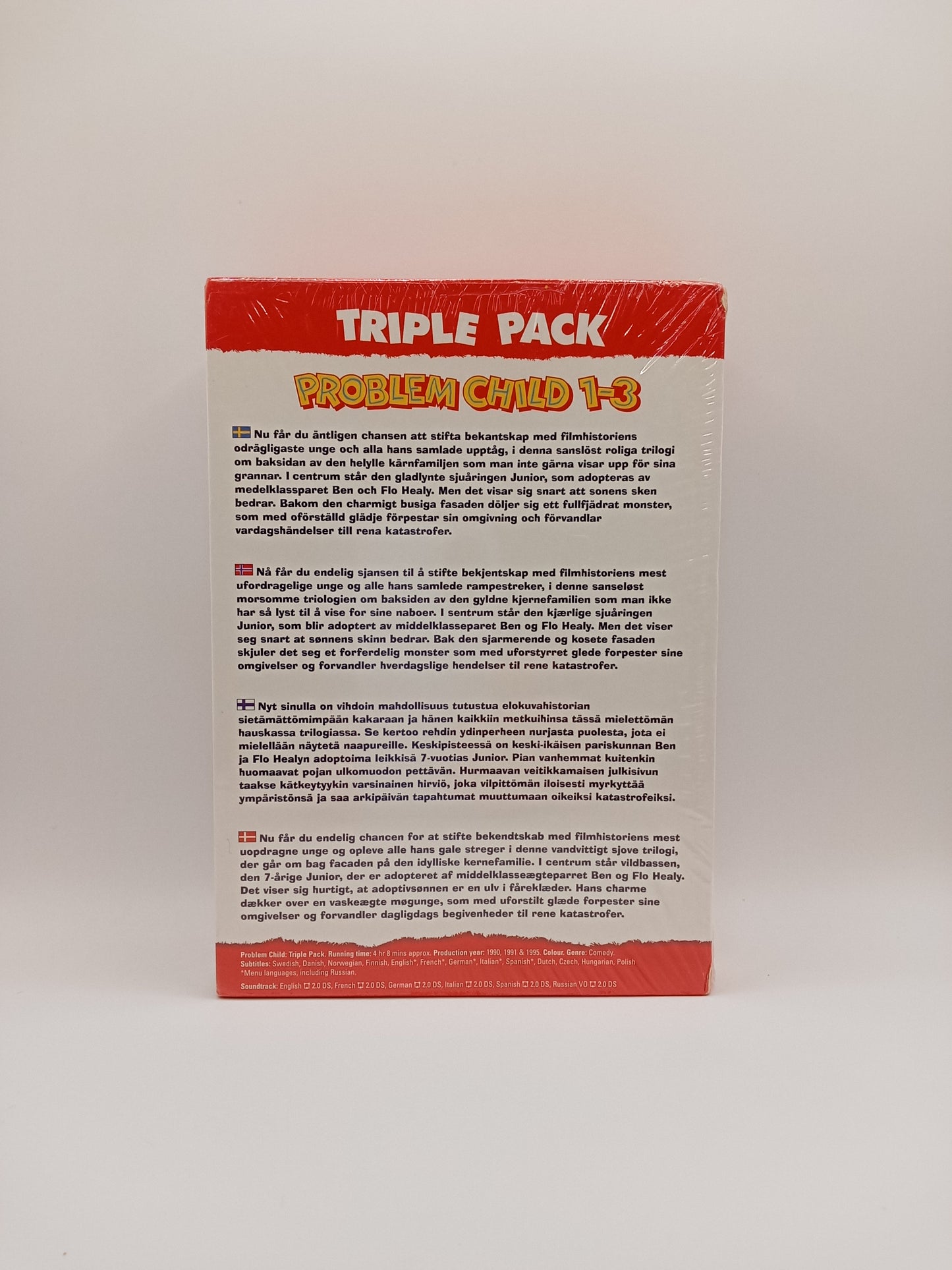 Problem Child 1-3 Elokuvan boxi (Alkuperäisissä muoveissa)