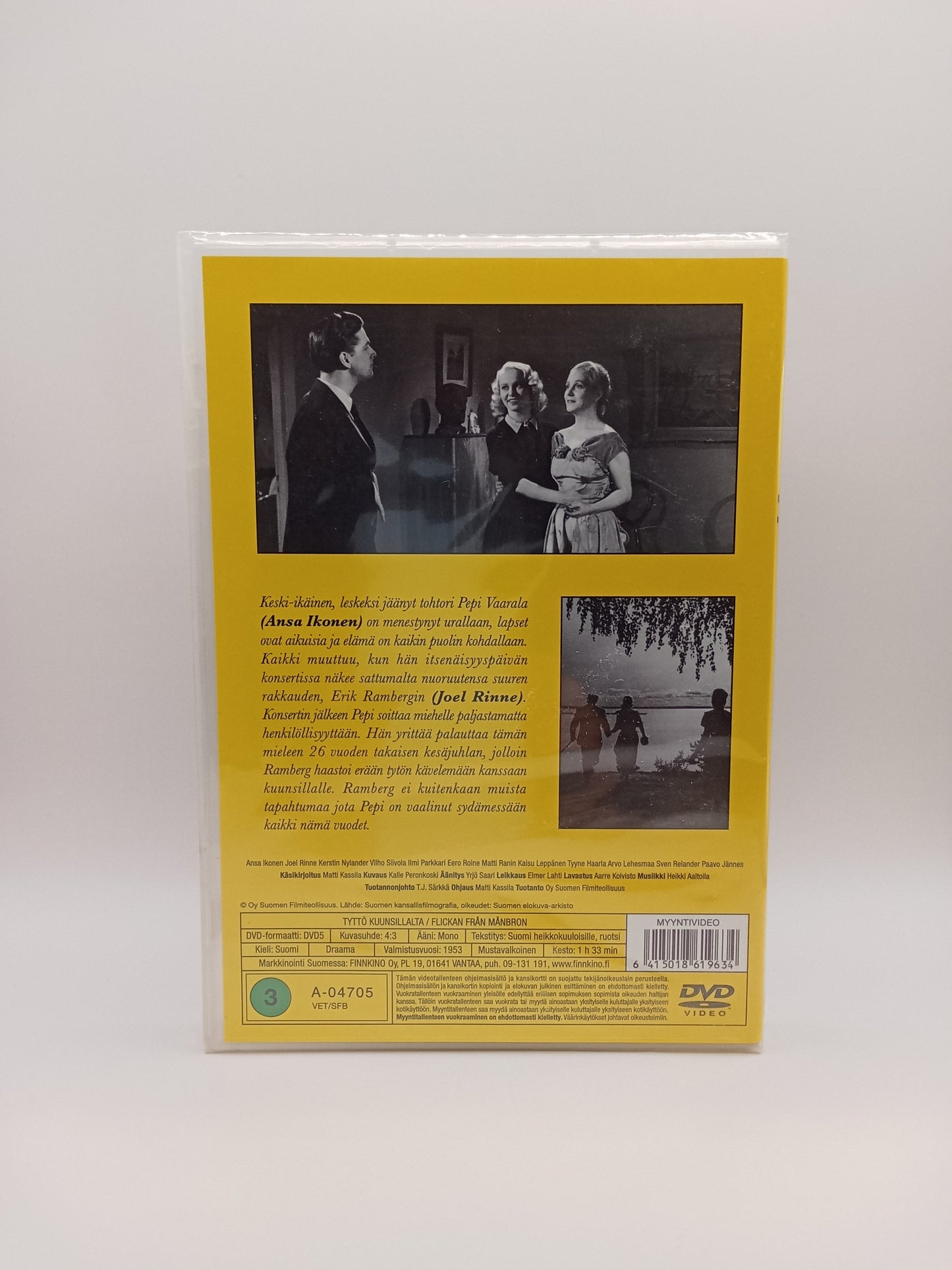 Suomen Filmiteollisuus - Tyttö kuunsillalla (Alkuperäisissä muoveissa)