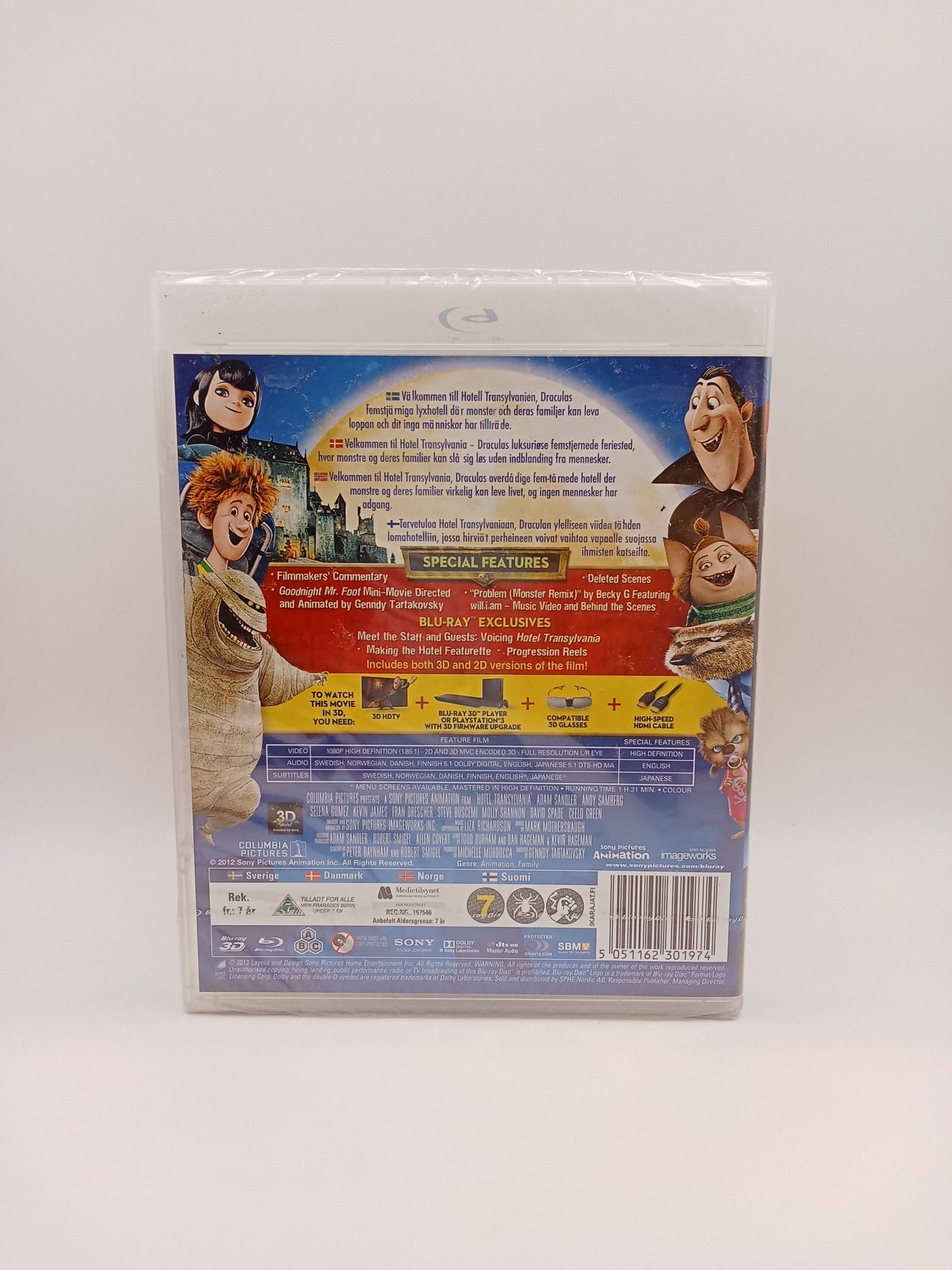 Hotel Transylvania 3D (Alkuperäisissä muoveissa)