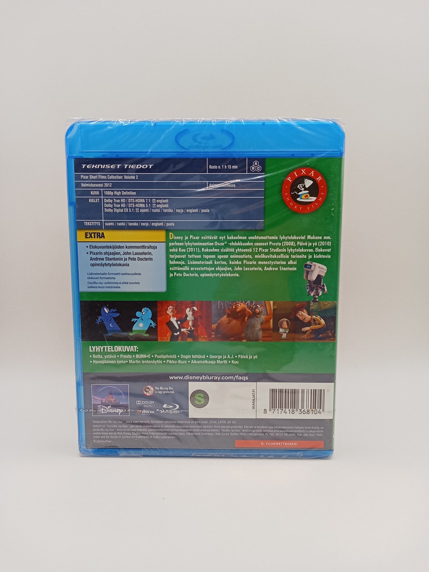 Disney Pixar - Short Films Collection 2 (Alkuperäisissä muoveissa)