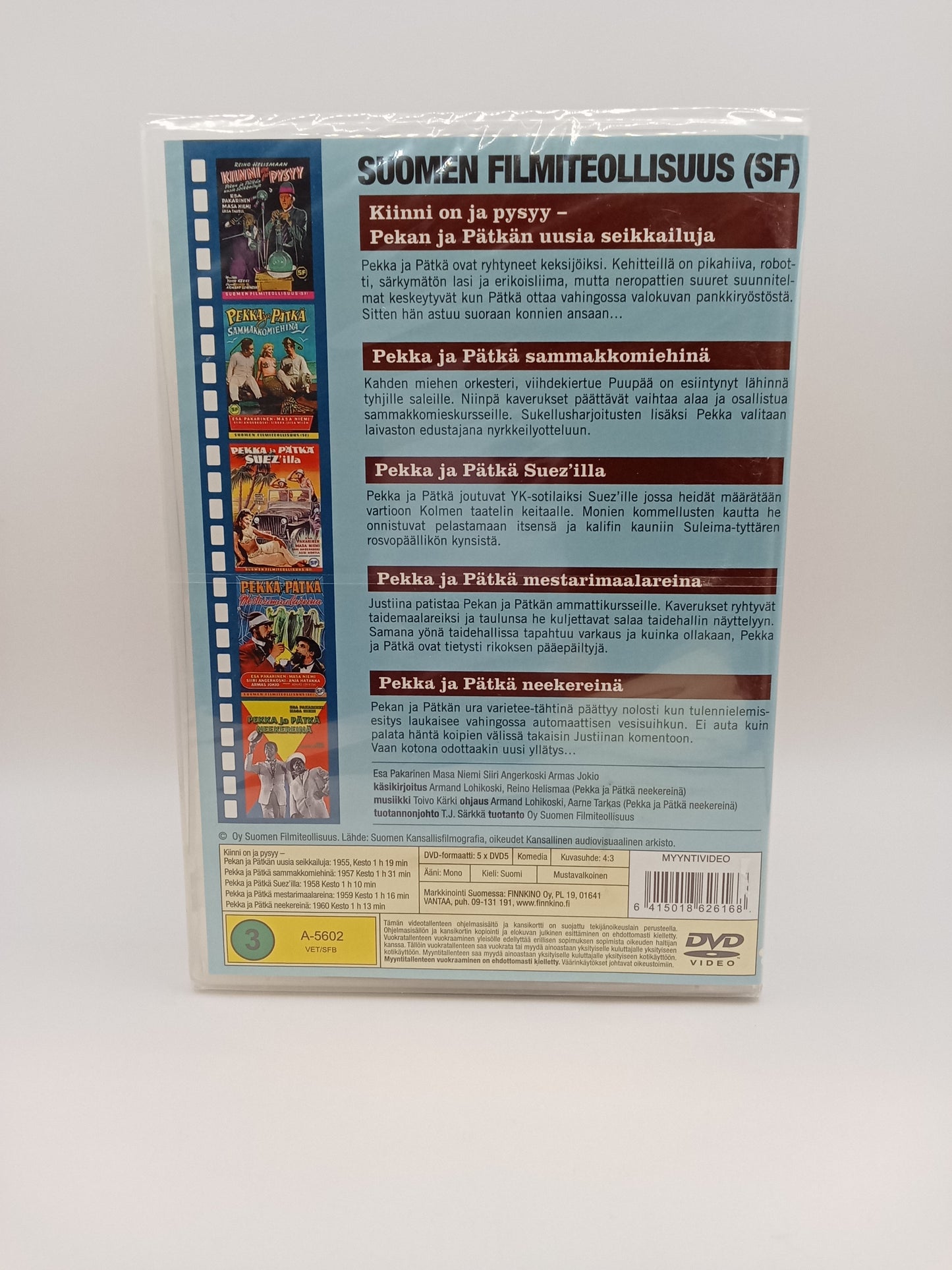 Elokuvaklassikot - 5DVD (Alkuperäisissä muoveissa)