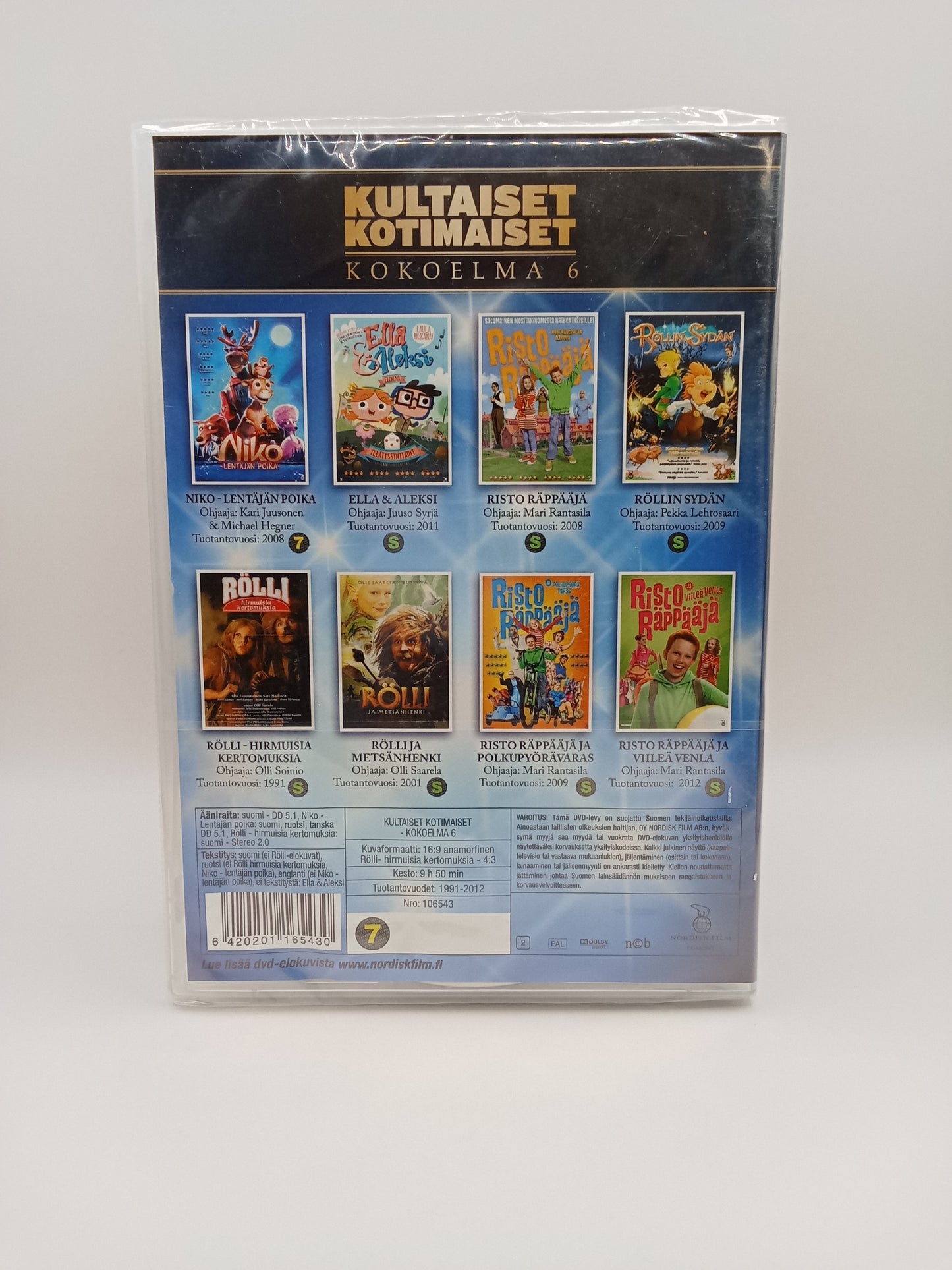 Kultaiset kotimaiset - Kokoelma 6 - Finnish Favorites Collection 6 (8-DVD Box Set) (Alkuperäisissä muoveissa)