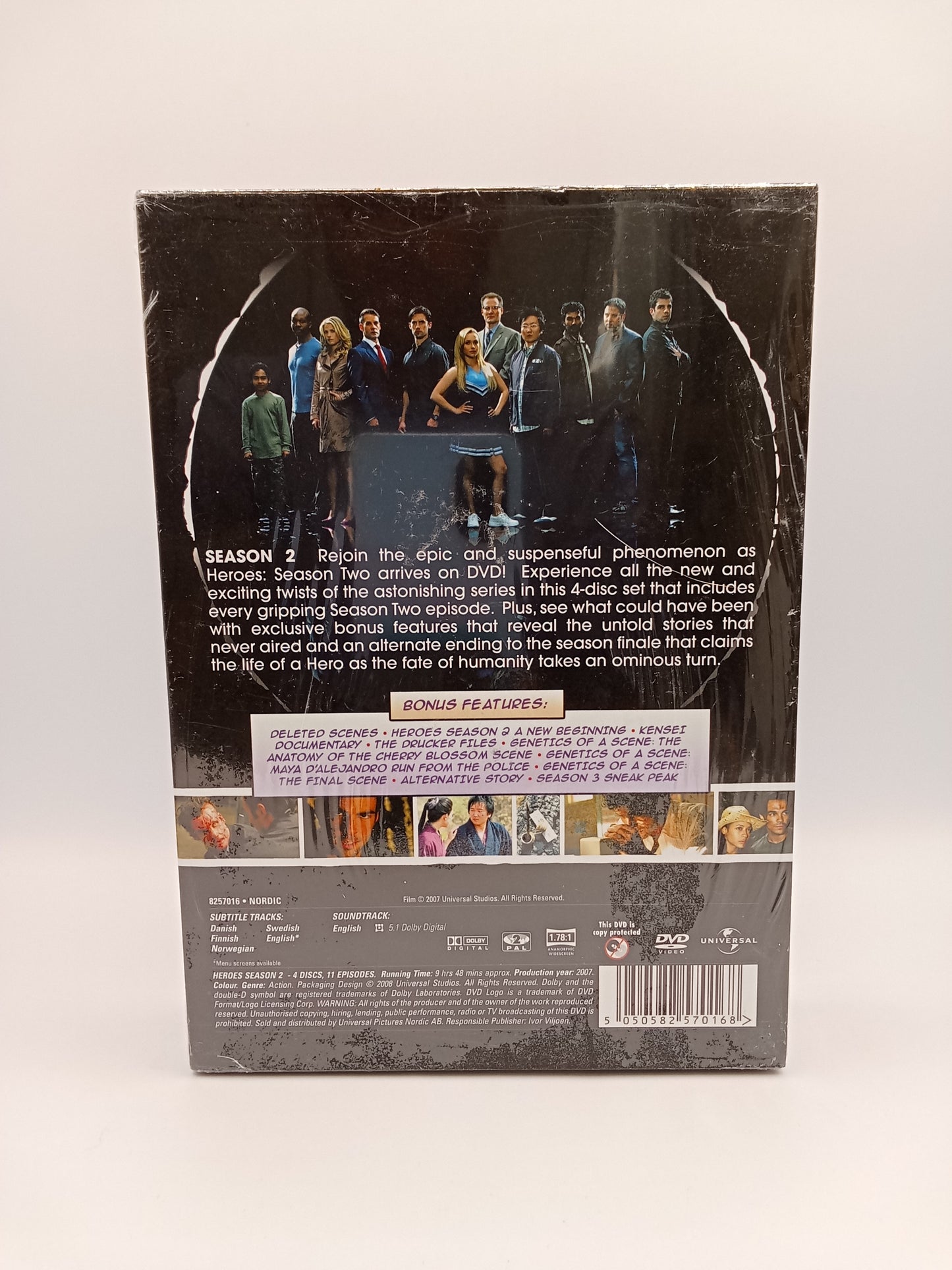 Heroes: Kausi 2 (Alkuperäisissä muoveissa)