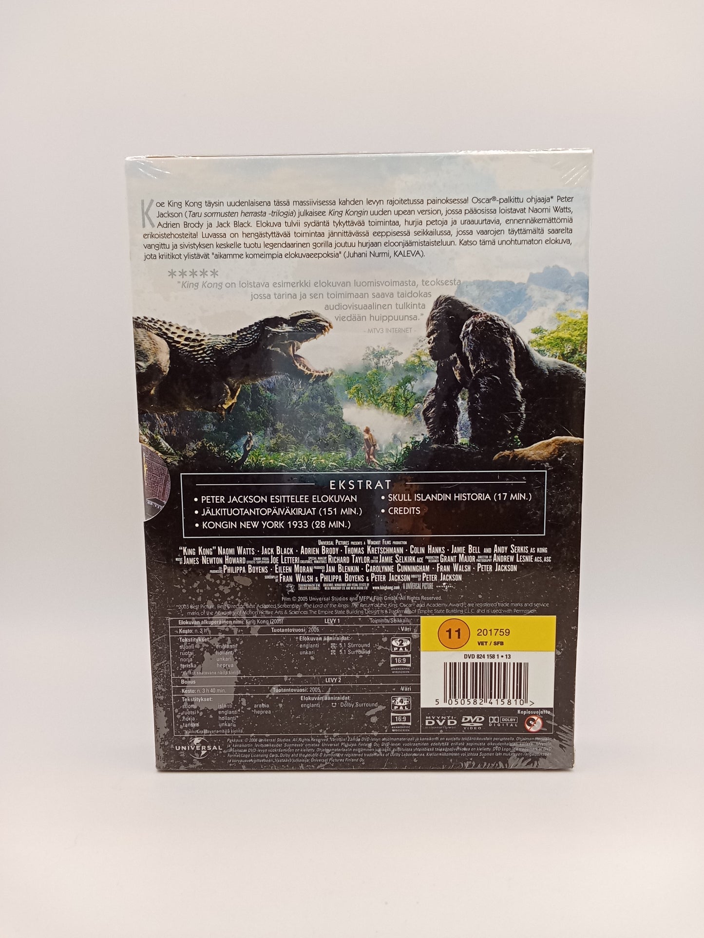 King Kong - 2DVD Limited edition (Alkuperäisissä muoveissa)