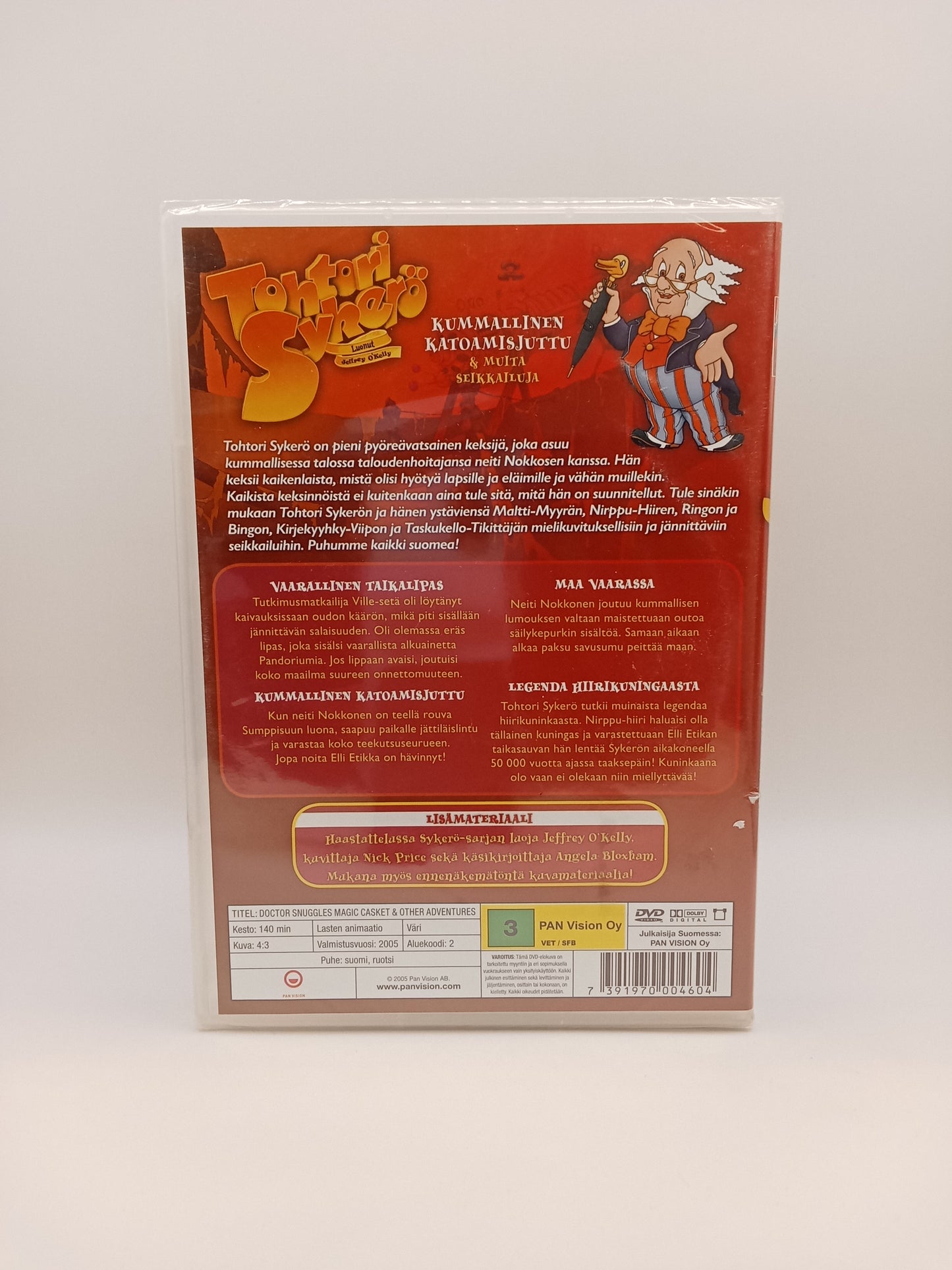 Tohtori Sykerö - Kummallinen katoamisjuttu & Muita sekkailuja (Alkuperäisissä muoveissa)