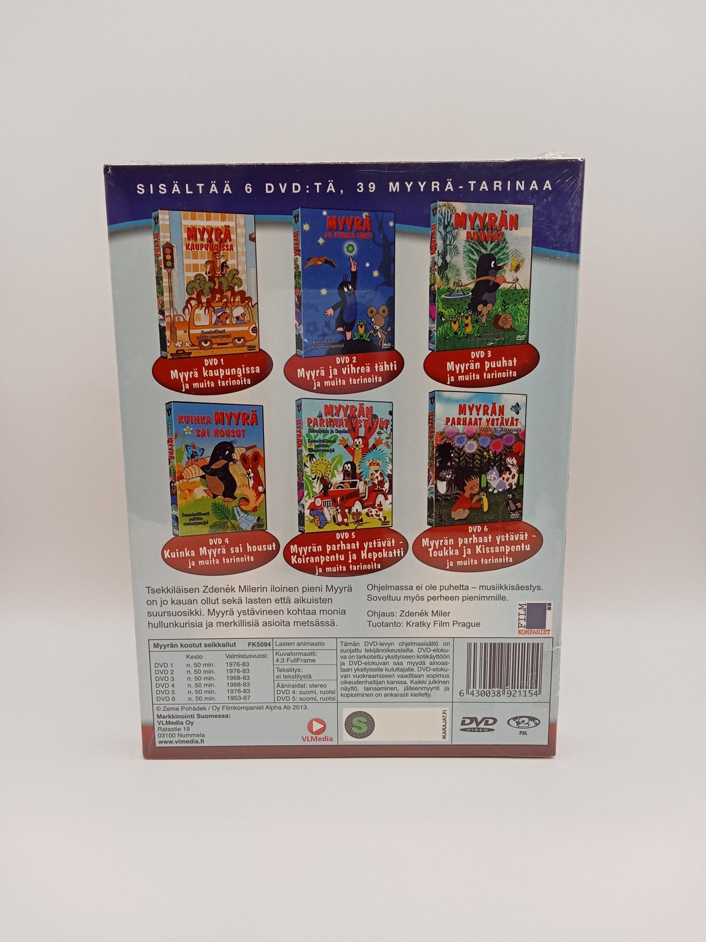 Myyrän kootut seikkailut - 6DVD:n Super-kokoelma (Alkuperäisissä muoveissa)