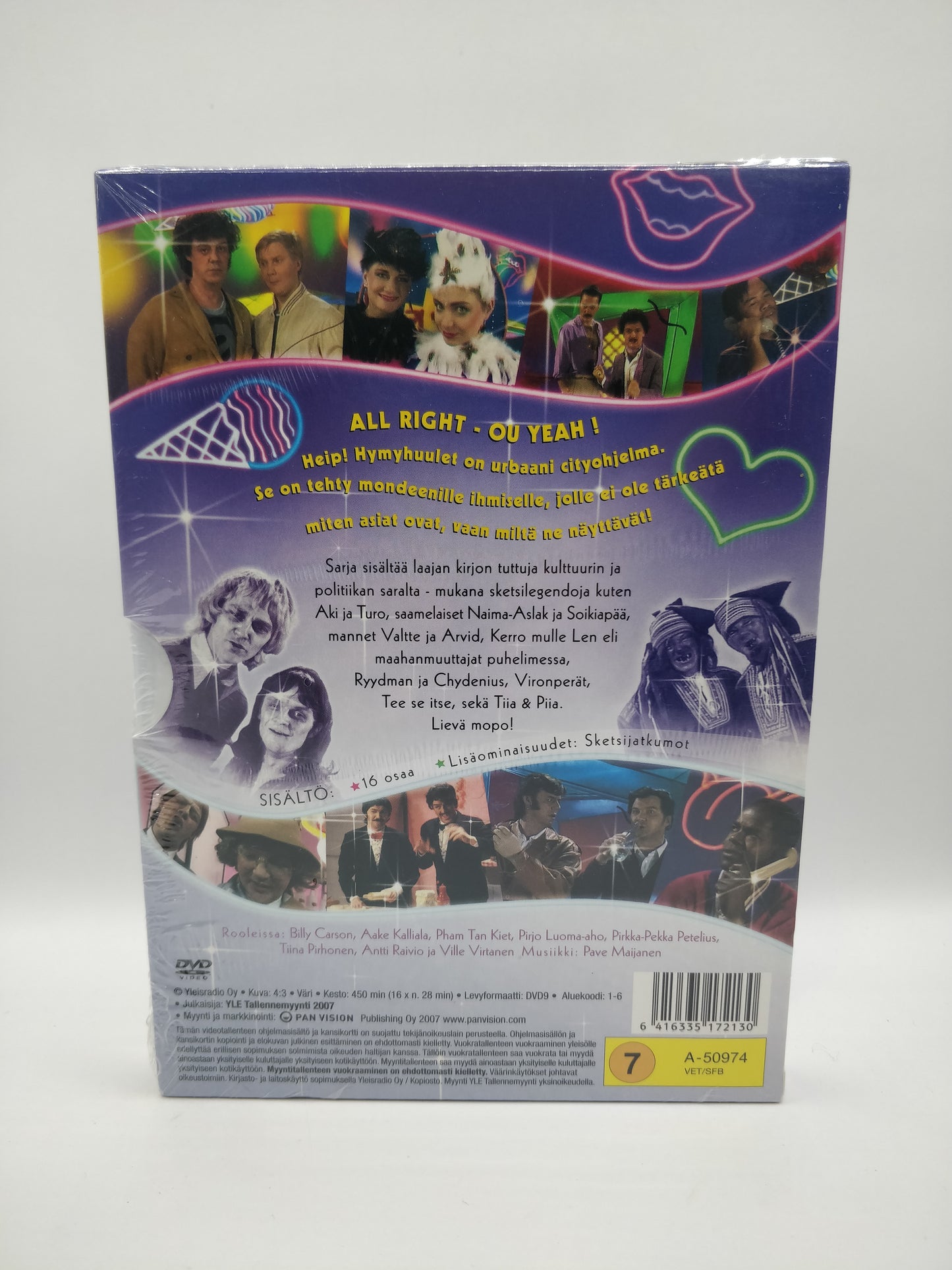 Smiling Lips - 16-Part Sketch Series 1988 (In Original Plastics)