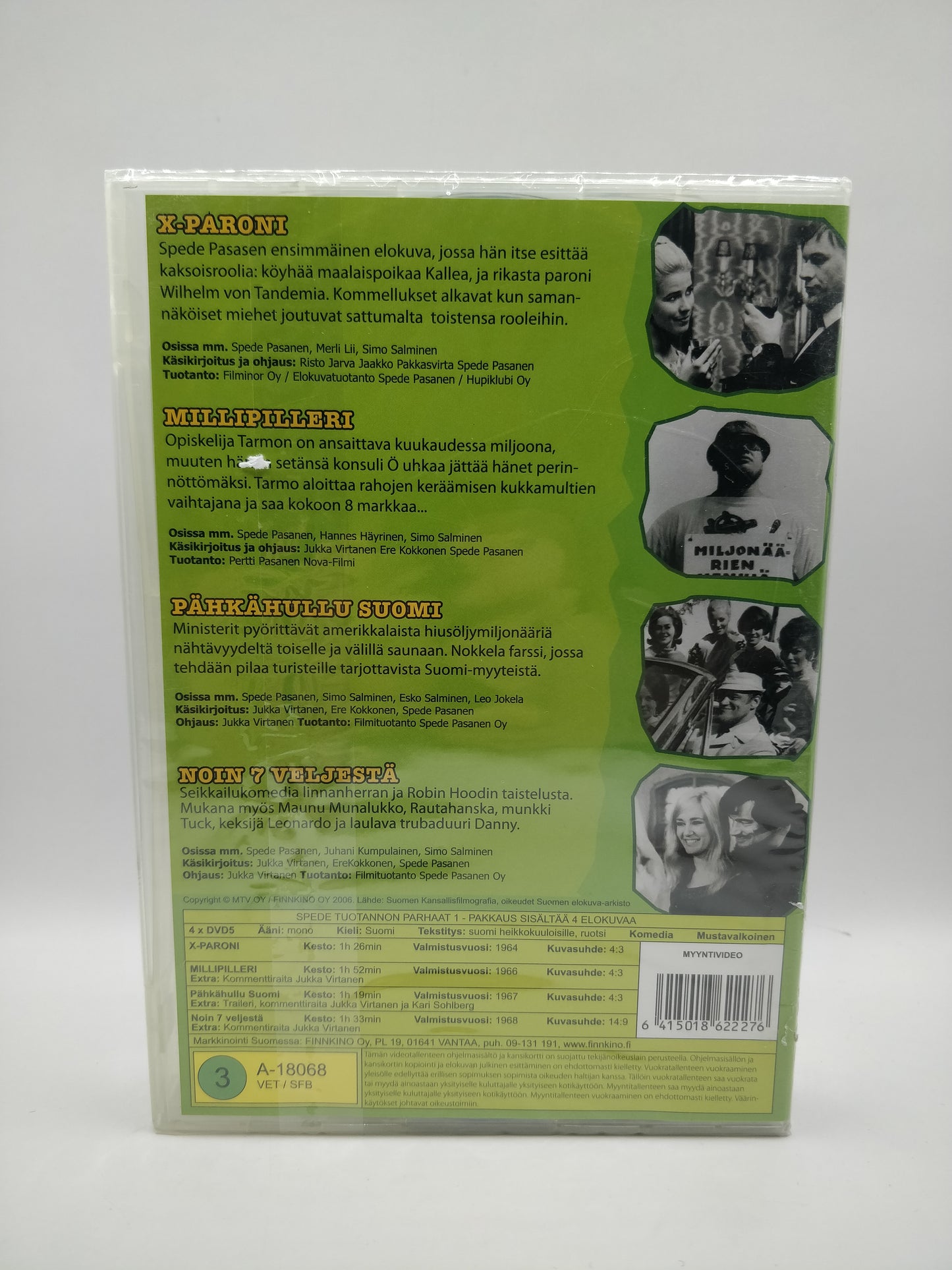 Spede tuotannon parhaat 1 (Alkuperäisissä muoveissa)