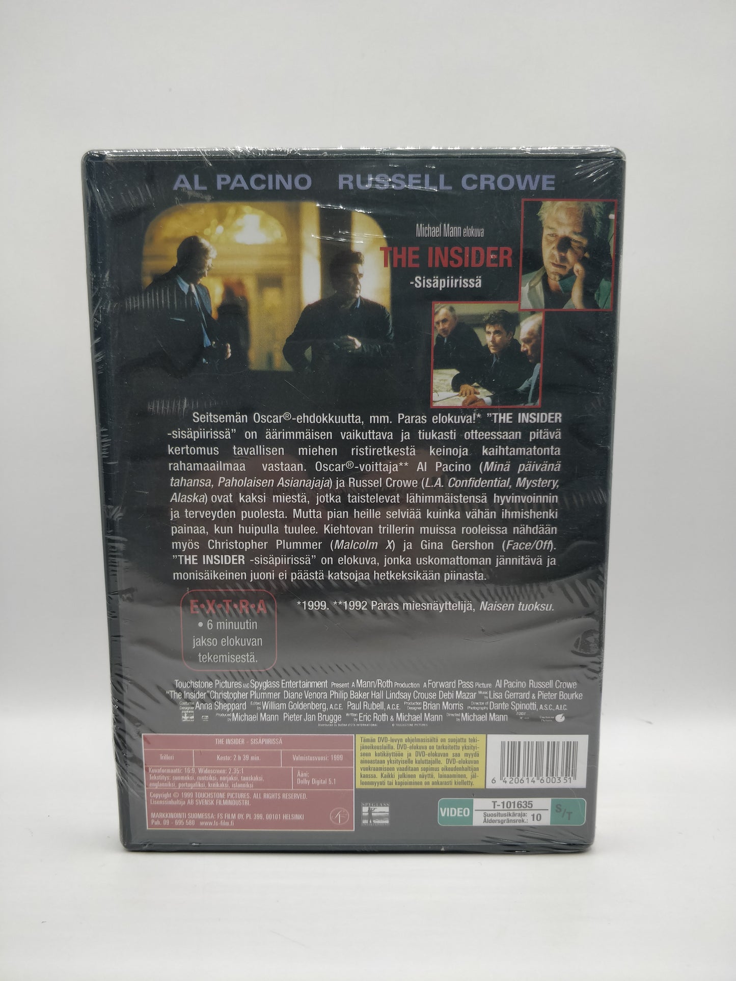 The Insider - Sisäpiirissä (Alkuperäisissä muoveissa)