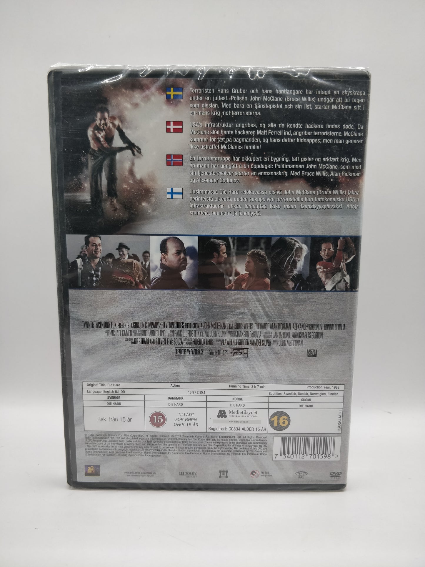 Die Hard 1 (Alkuperäisissä muoveissa)