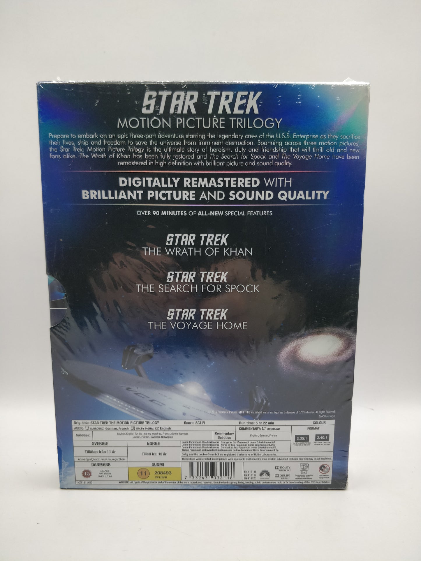 Star Trek - Motion Picture Trilogy (In Original Plastics)