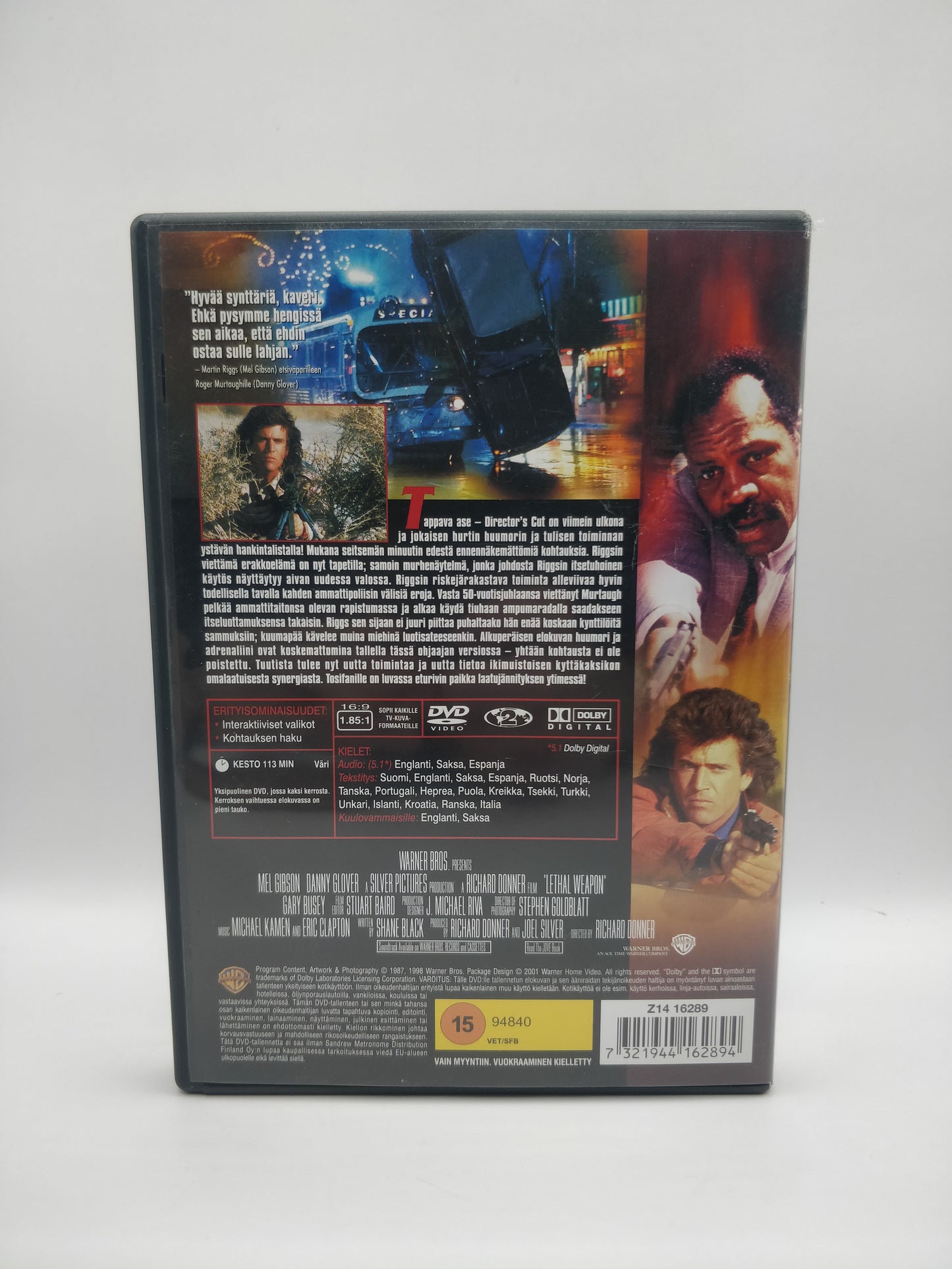 Mel Gibson, Danny Glover - Lethal Weapon (Second Hand)