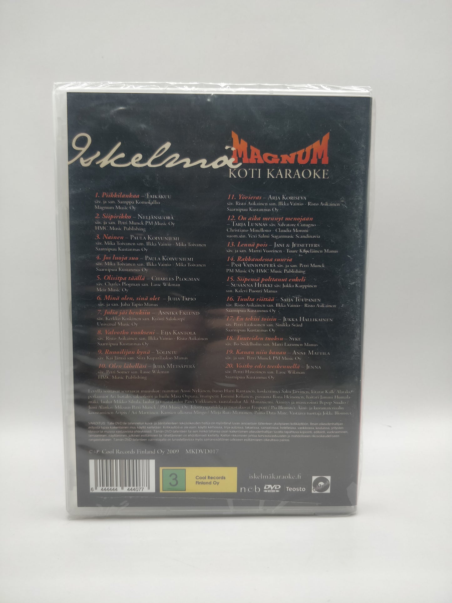 Koti Karaoke Magnum - Iskelmä Vol.17 (Alkuperäisissä muoveissa)