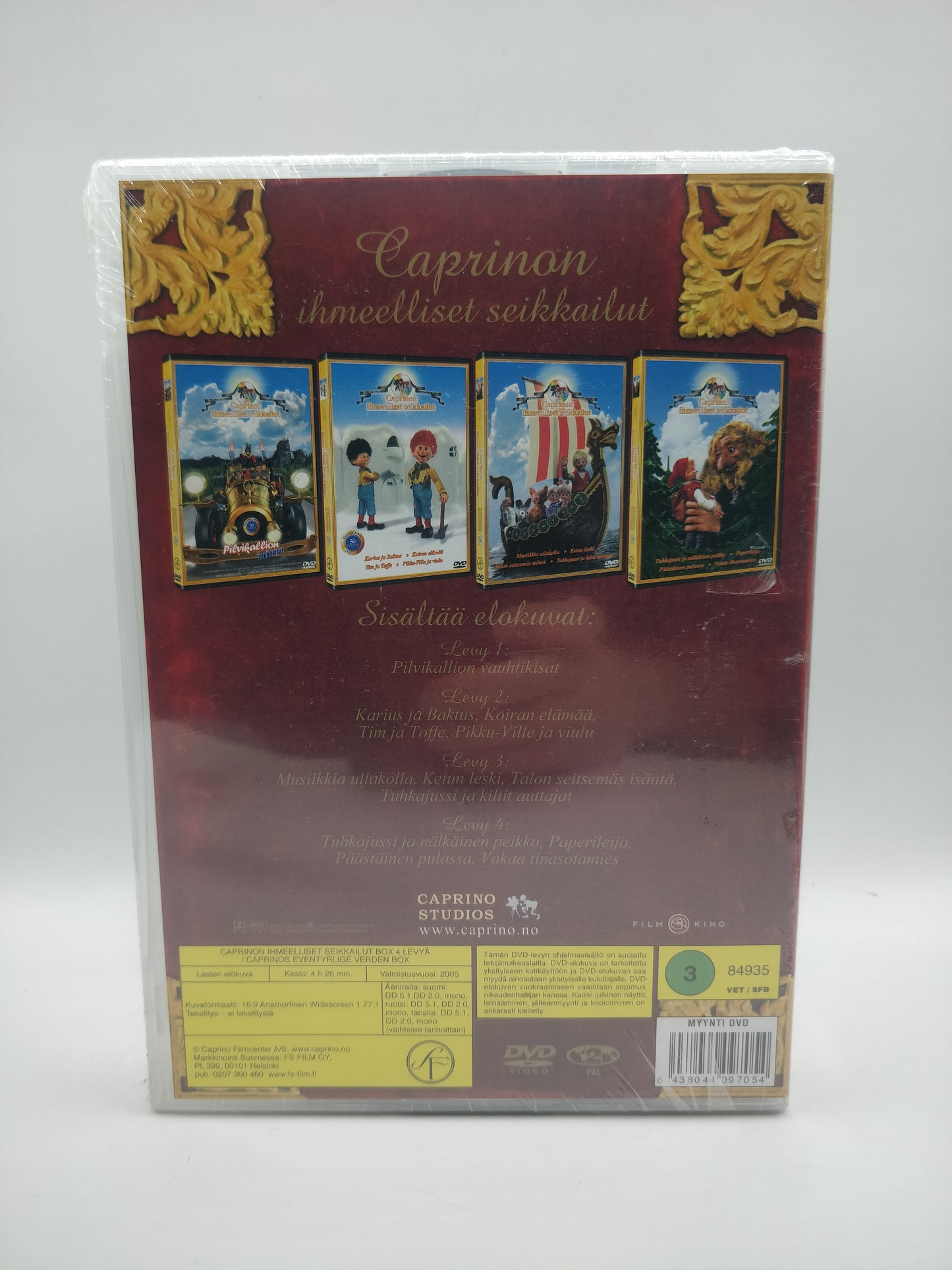 Caprinan ihmeelliset seikkailut (Alkuperäisissä muoveissa)