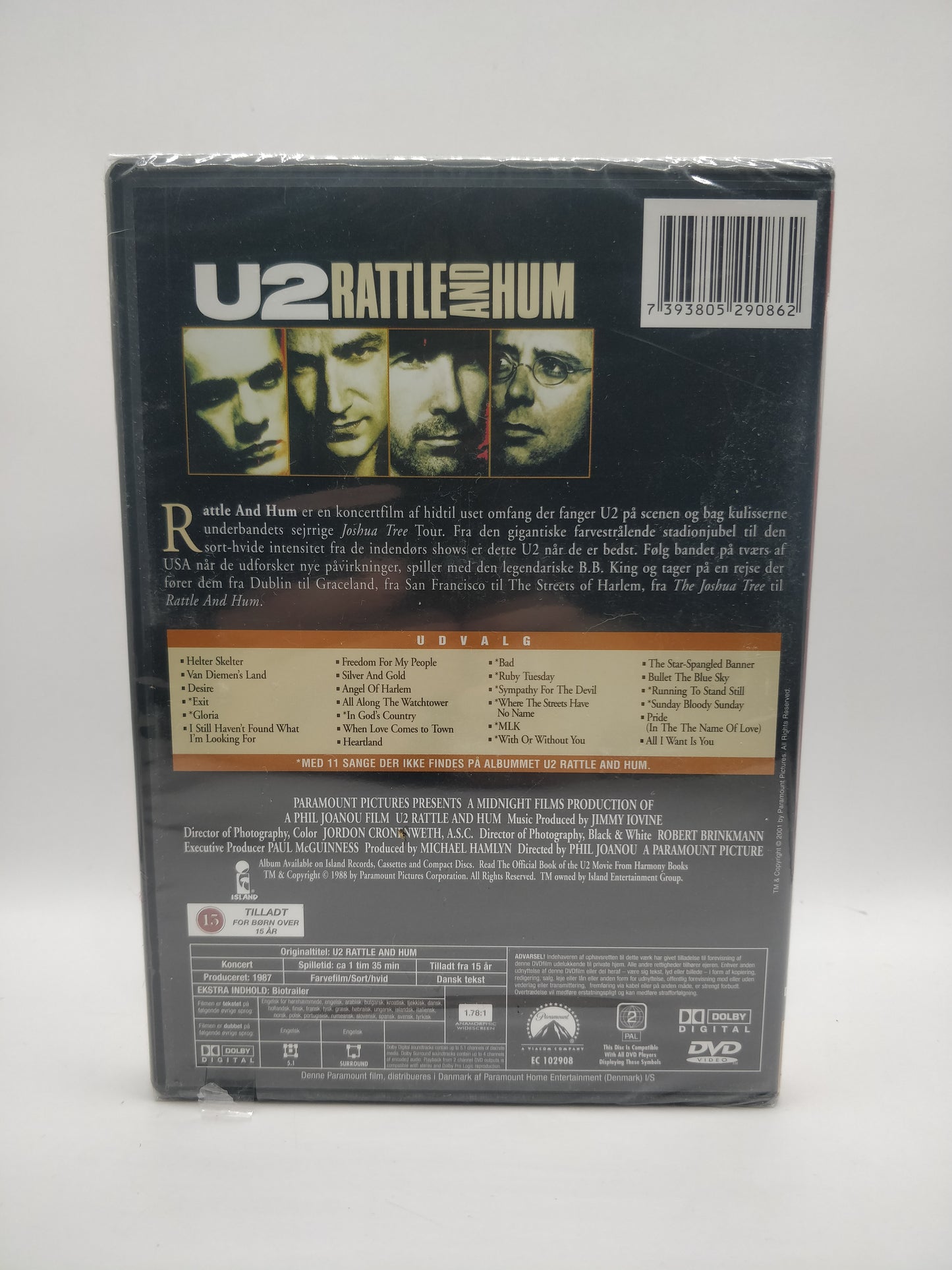 U2 rattle and hum (Alkuperäisissä muoveissa)