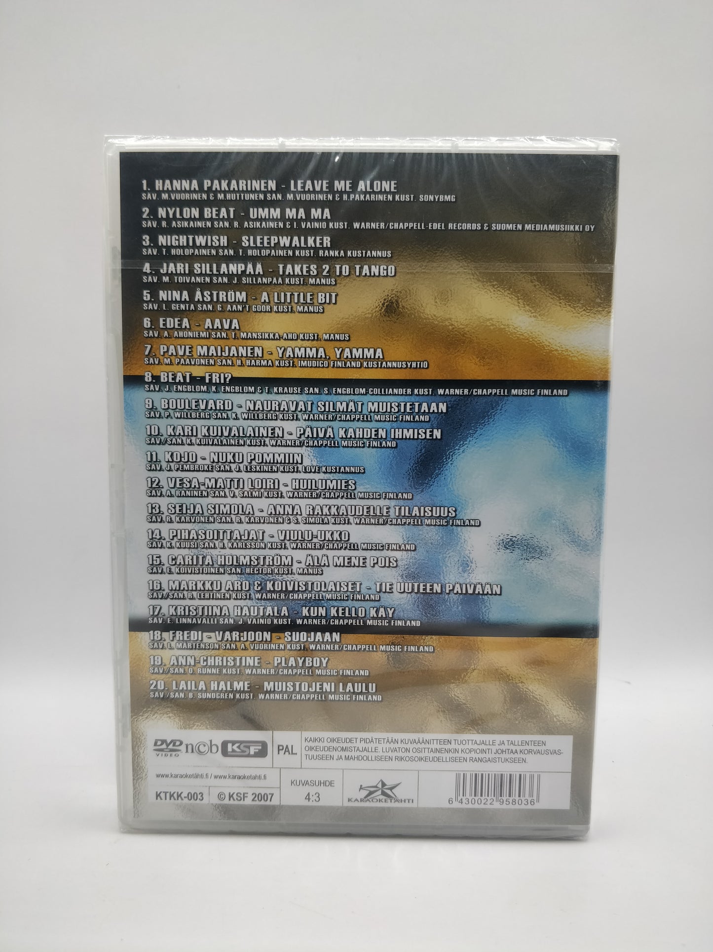 Karaoketähti - Euroviisu Karaoke (Alkuperäisissä muoveissa)