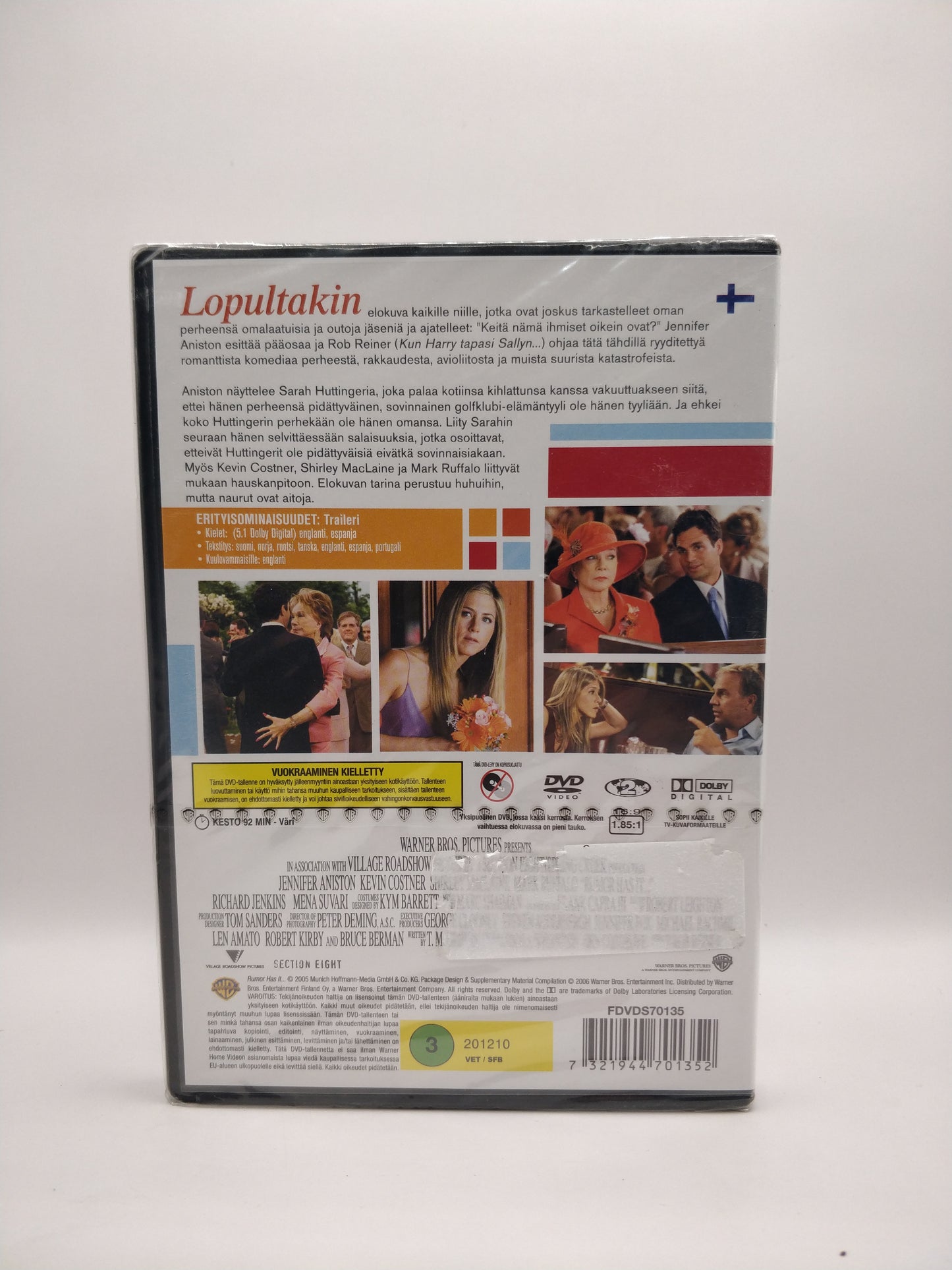 Huhupuhetta (Alkuperäisissä muoveissa)