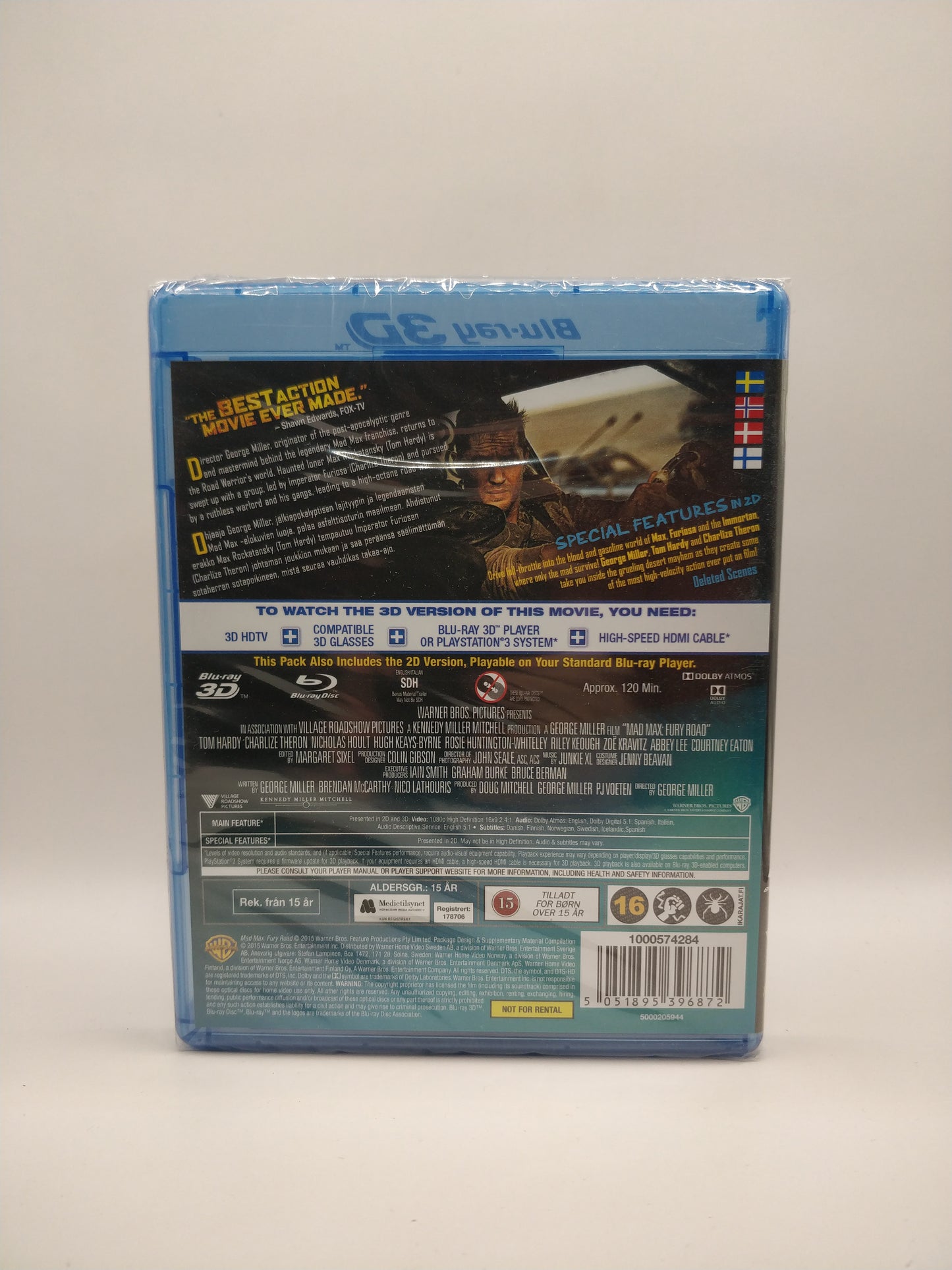 Mad Max - Fury Road 3D (Alkuperäisissä muoveissa)