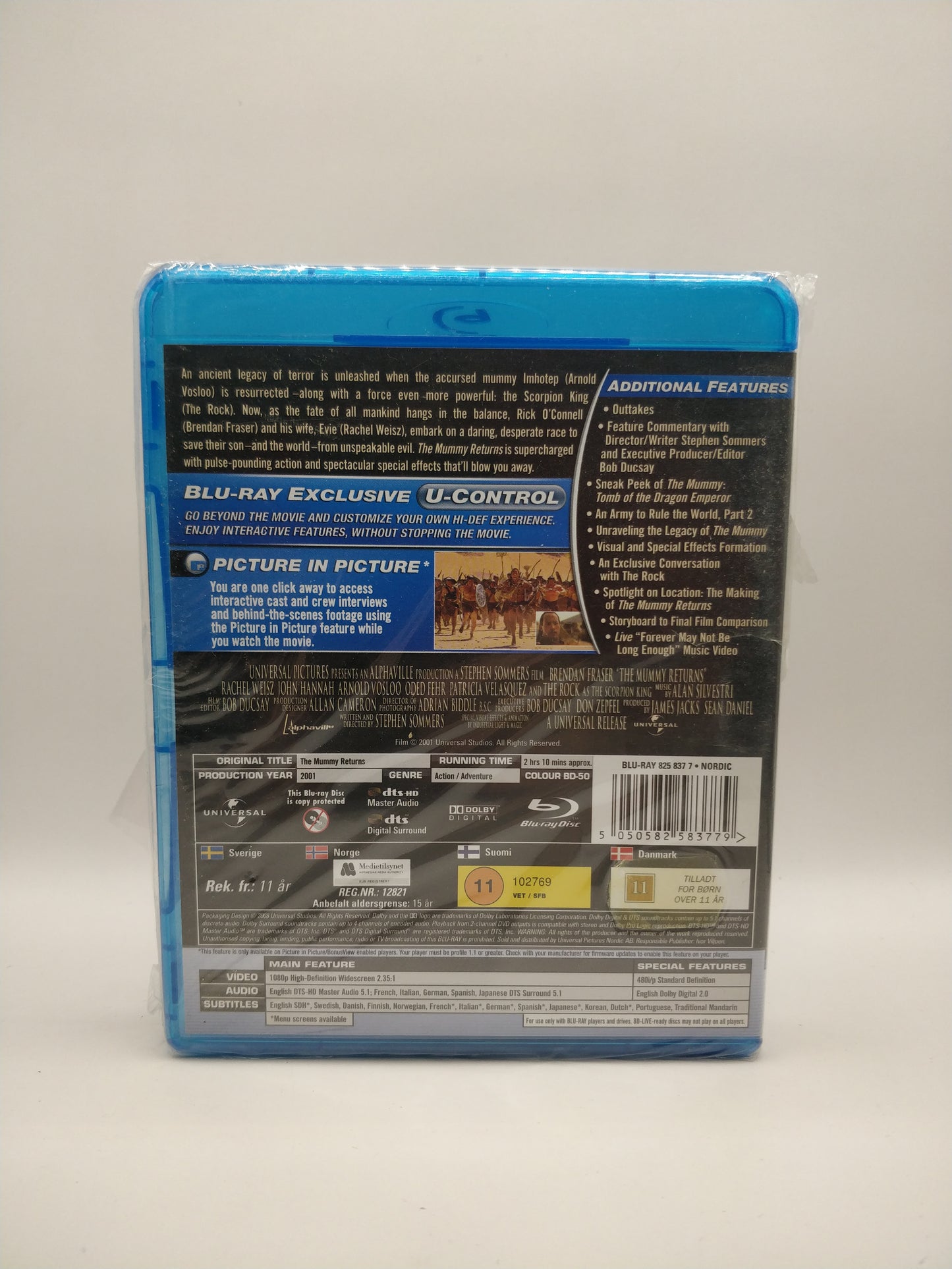 The Mummy returns (Alkuperäisissä muoveissa)