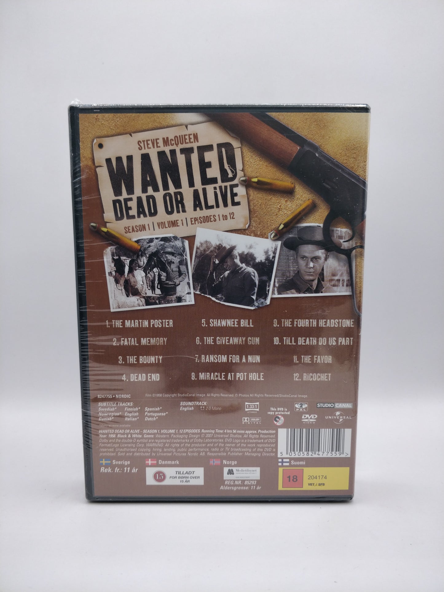 Wanted Dead or Alive - Kausi 1 Vol.1 (Alkuperäisissä muoveissa)
