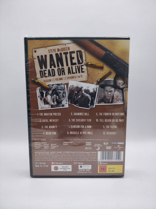 Wanted Dead or Alive - Kausi 1 Vol.1 (Alkuperäisissä muoveissa)