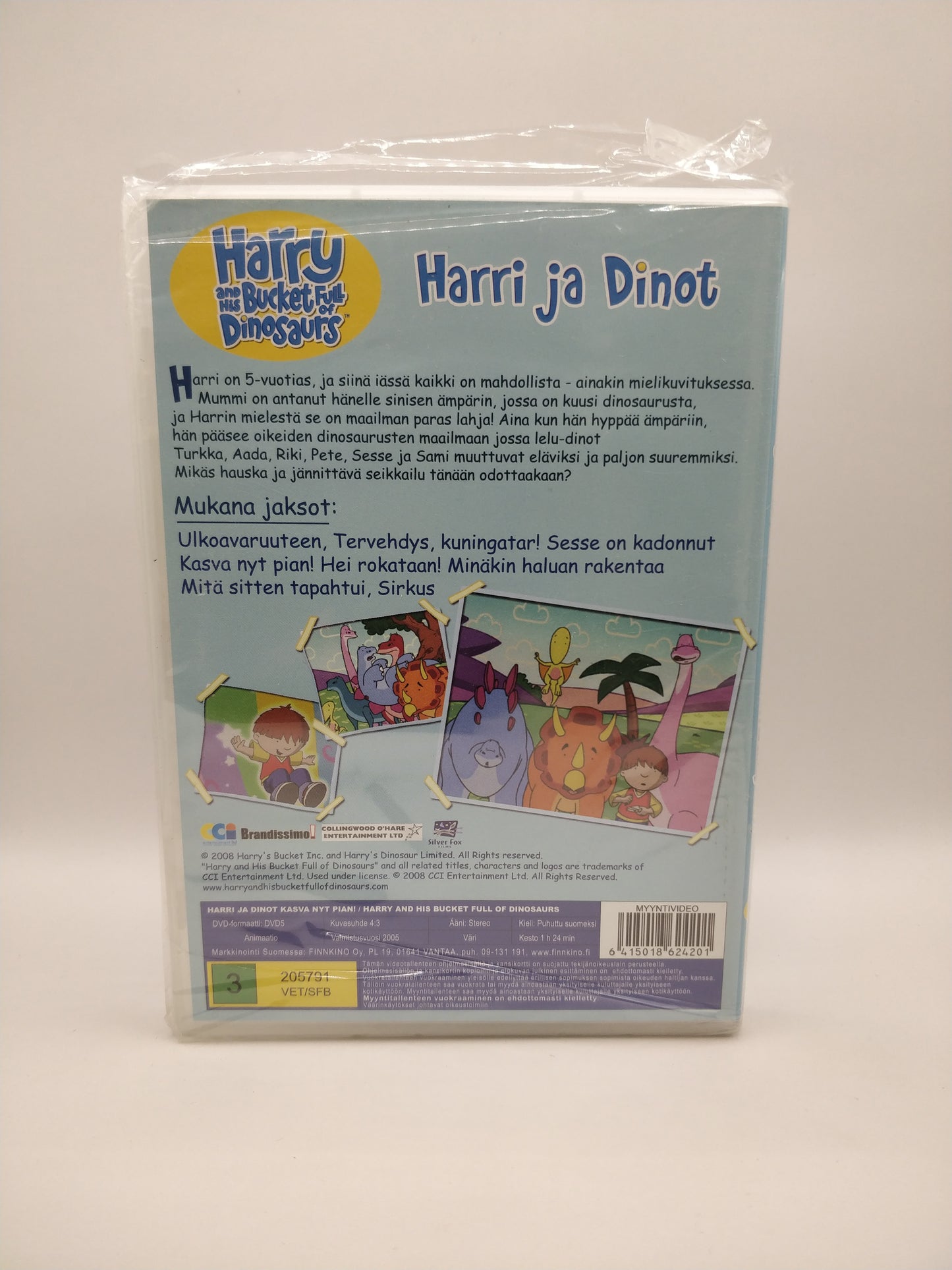 Harri ja Dinot - Kasva nyt pian! (Alkuperäisissä muoveissa)