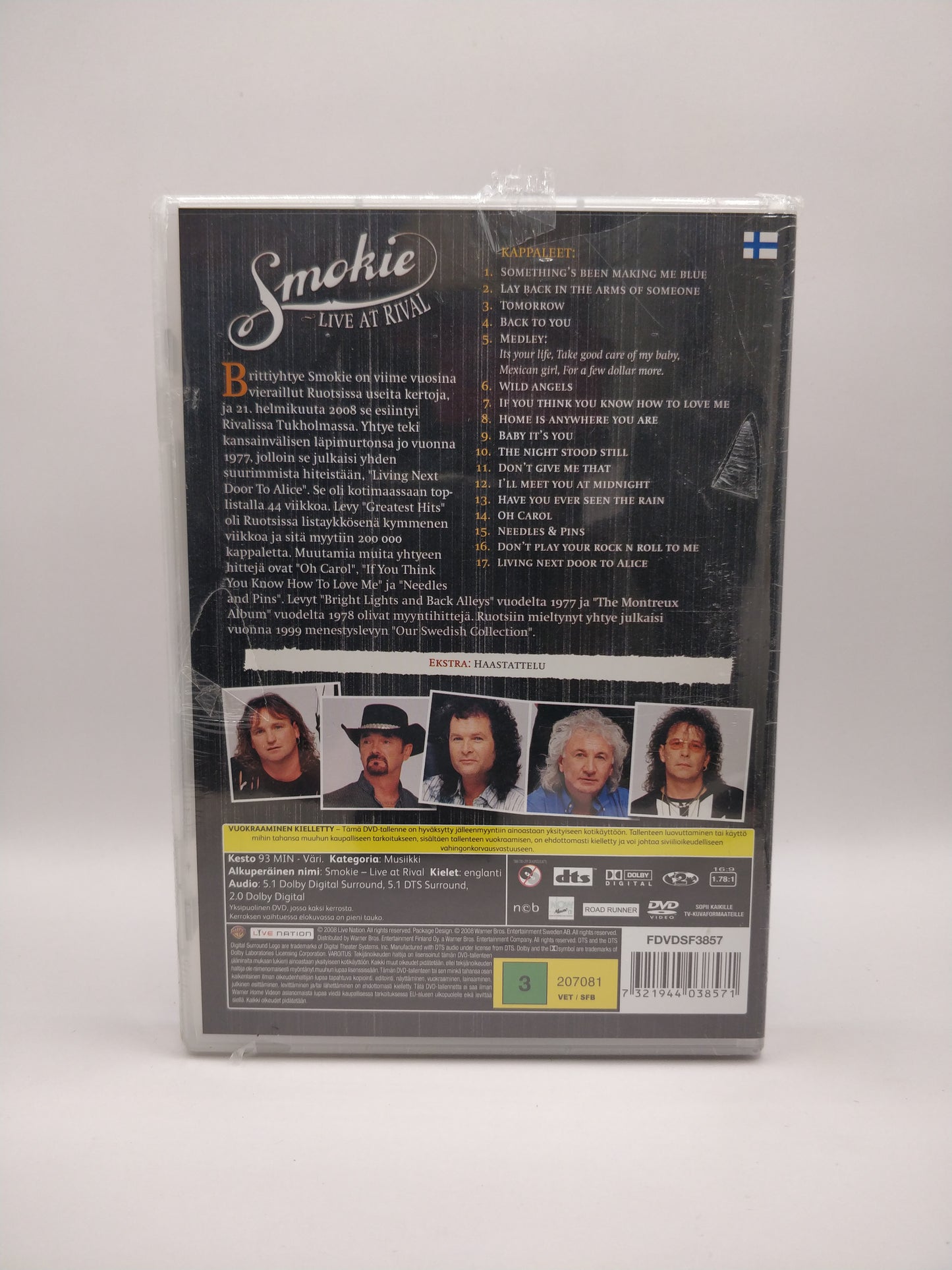 Smokie - Live At Rival (Alkuperäisissä muoveissa)