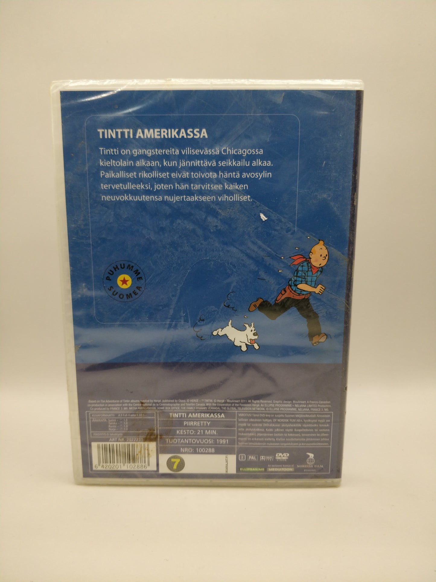 Tintti Amerikassa - Tintin in America (Alkuperäisissä muoveissa)