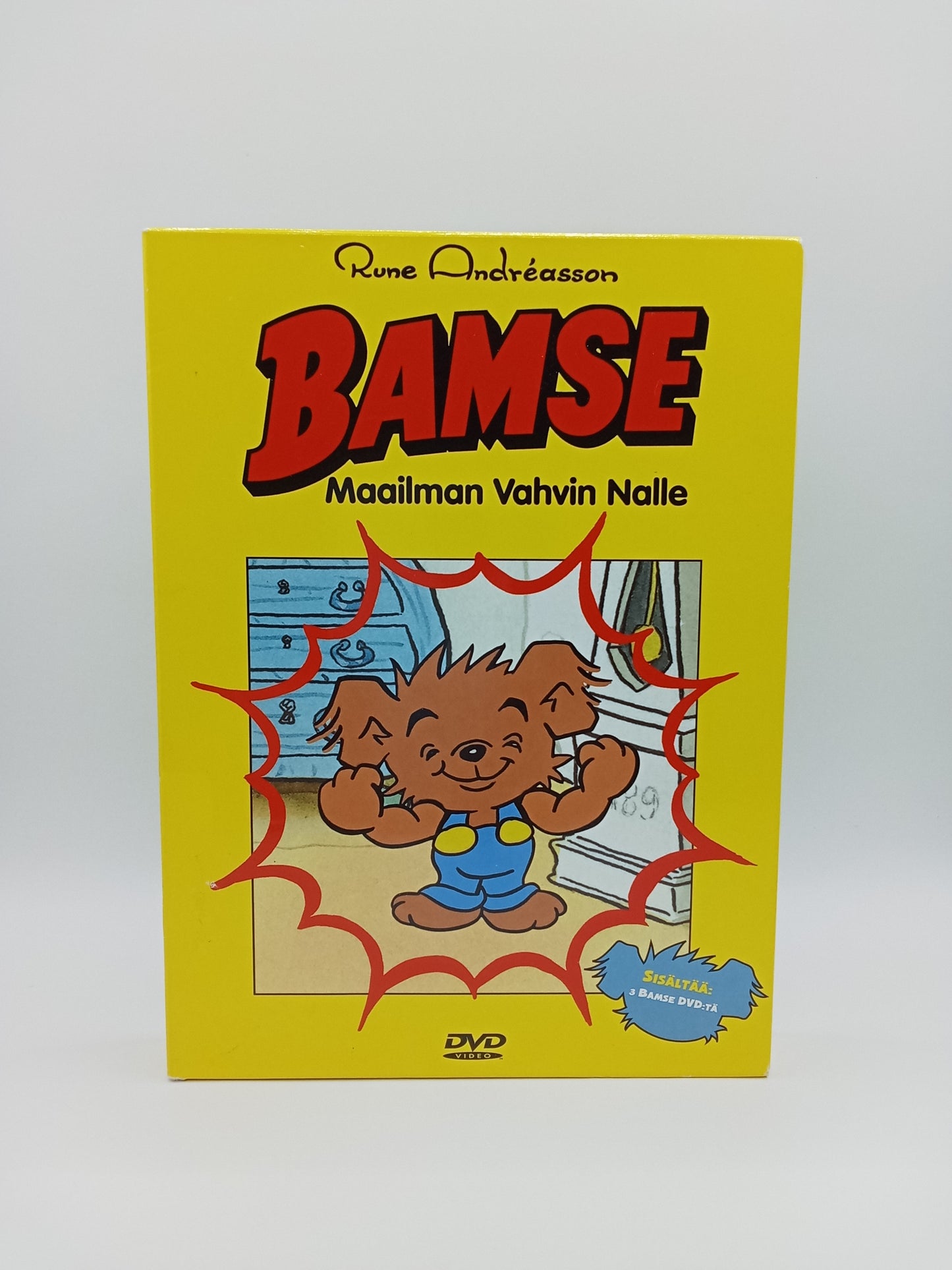 Bamse - Maailma Vahvin Nalle, 3DVD (Alkuperäisissä muoveissa)
