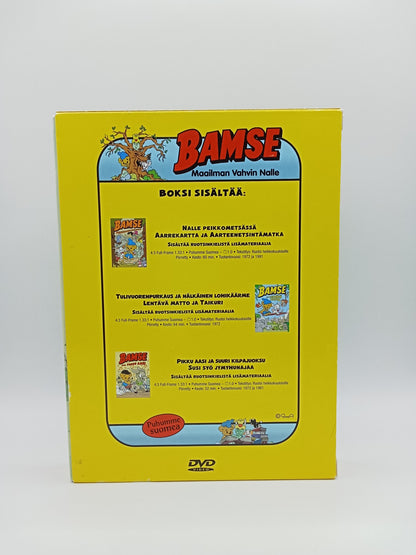 Bamse - Maailma Vahvin Nalle, 3DVD (Alkuperäisissä muoveissa)