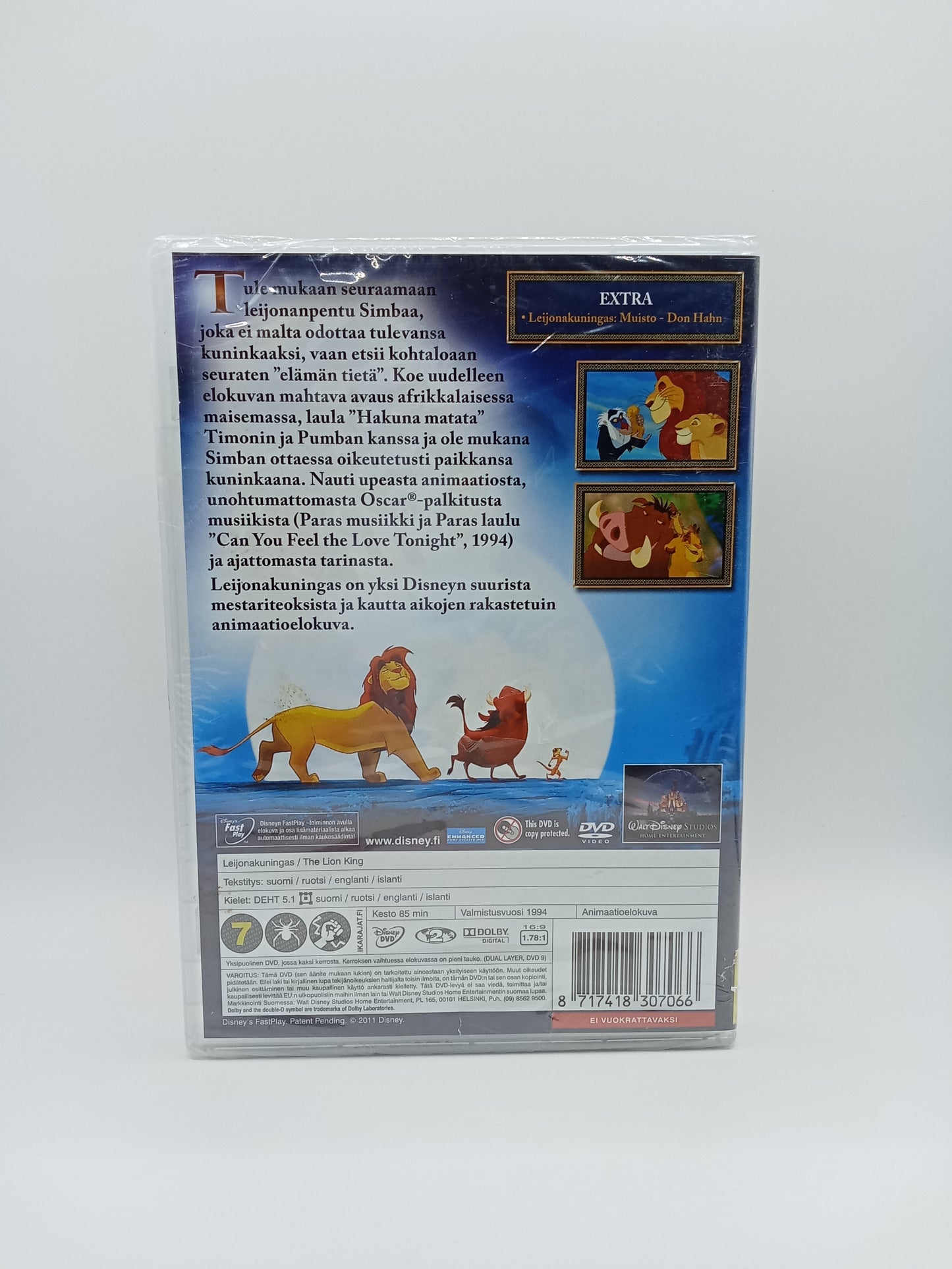 Walt Disney - Leijonakuningas (Alkuperäisissä muoveissa)