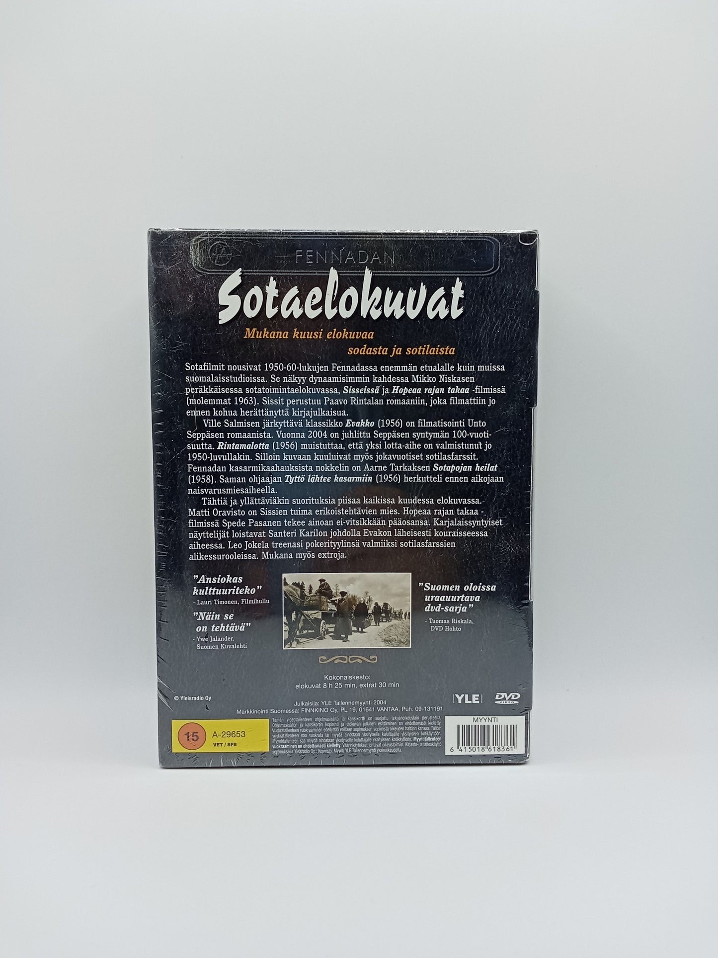 Fennadan Sotaelokuvat 3DVD-Boksi (Alkuperäisissä muoveissa)