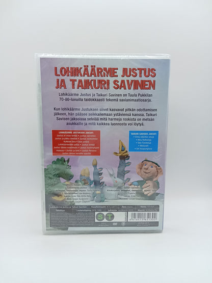 Lohikäärme Justus ja taikuri Savinen (Alkuperäisissä muoveissa)