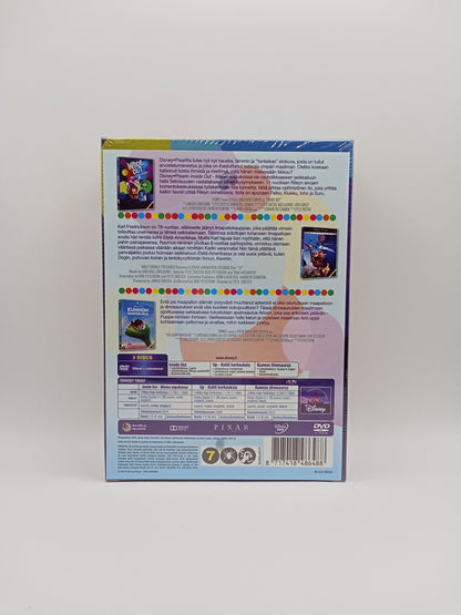 Disney Pixar - 3-Movie Collection DVD (Alkuperäisissä muoveissa)