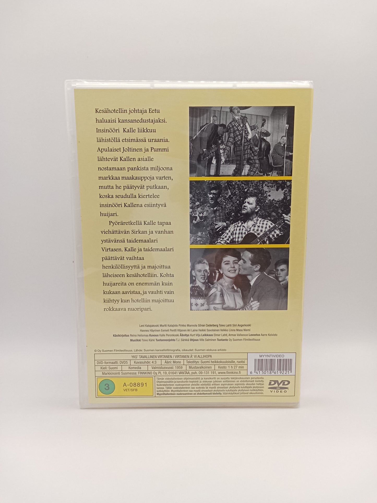 Suomen Filmiteollisuus - Yks' tavallinen Virtanen (Alkuperäisissä muoveissa)