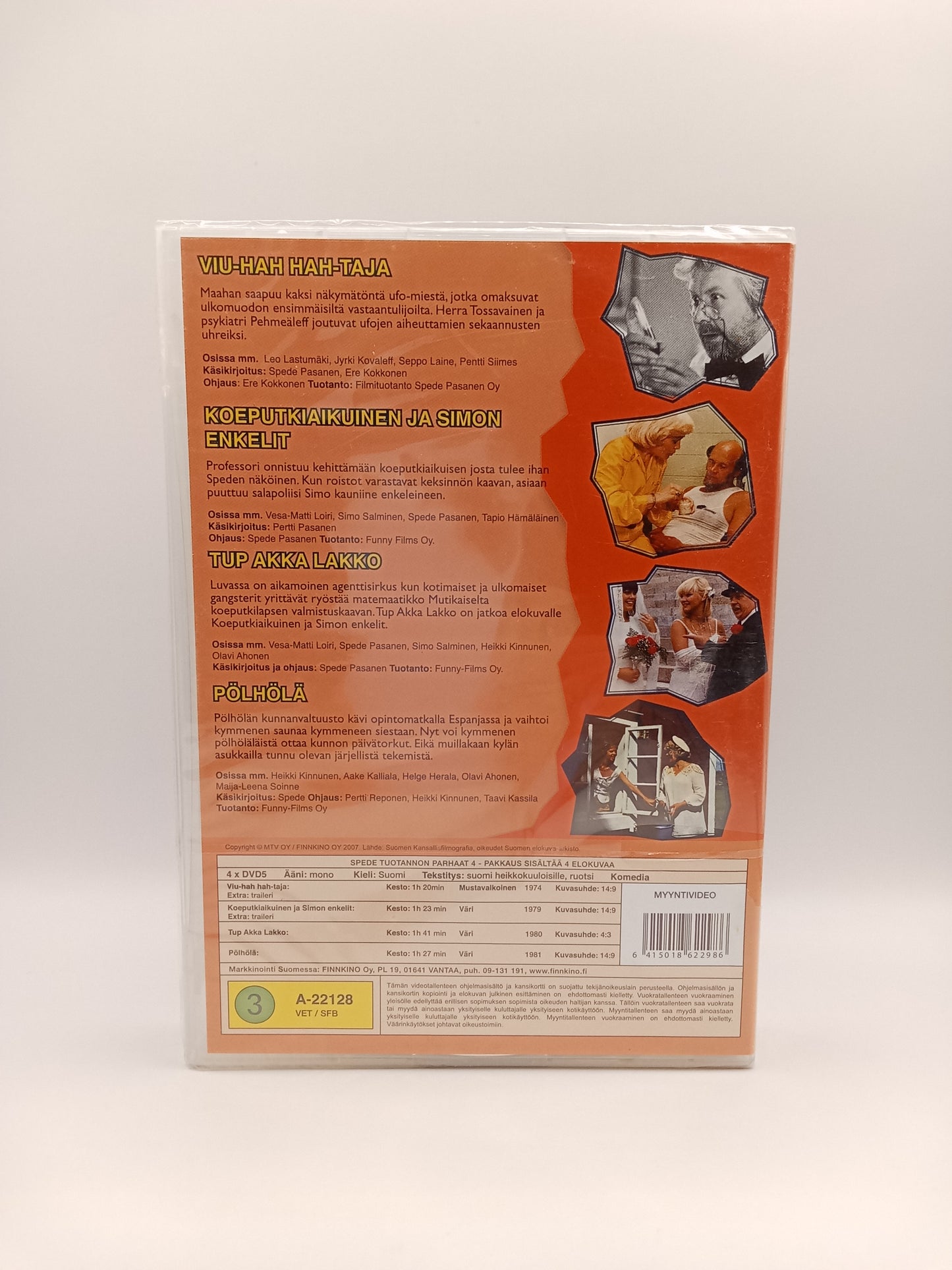 Spede tuotannon parhaat 4 (Alkuperäisissä muoveissa)