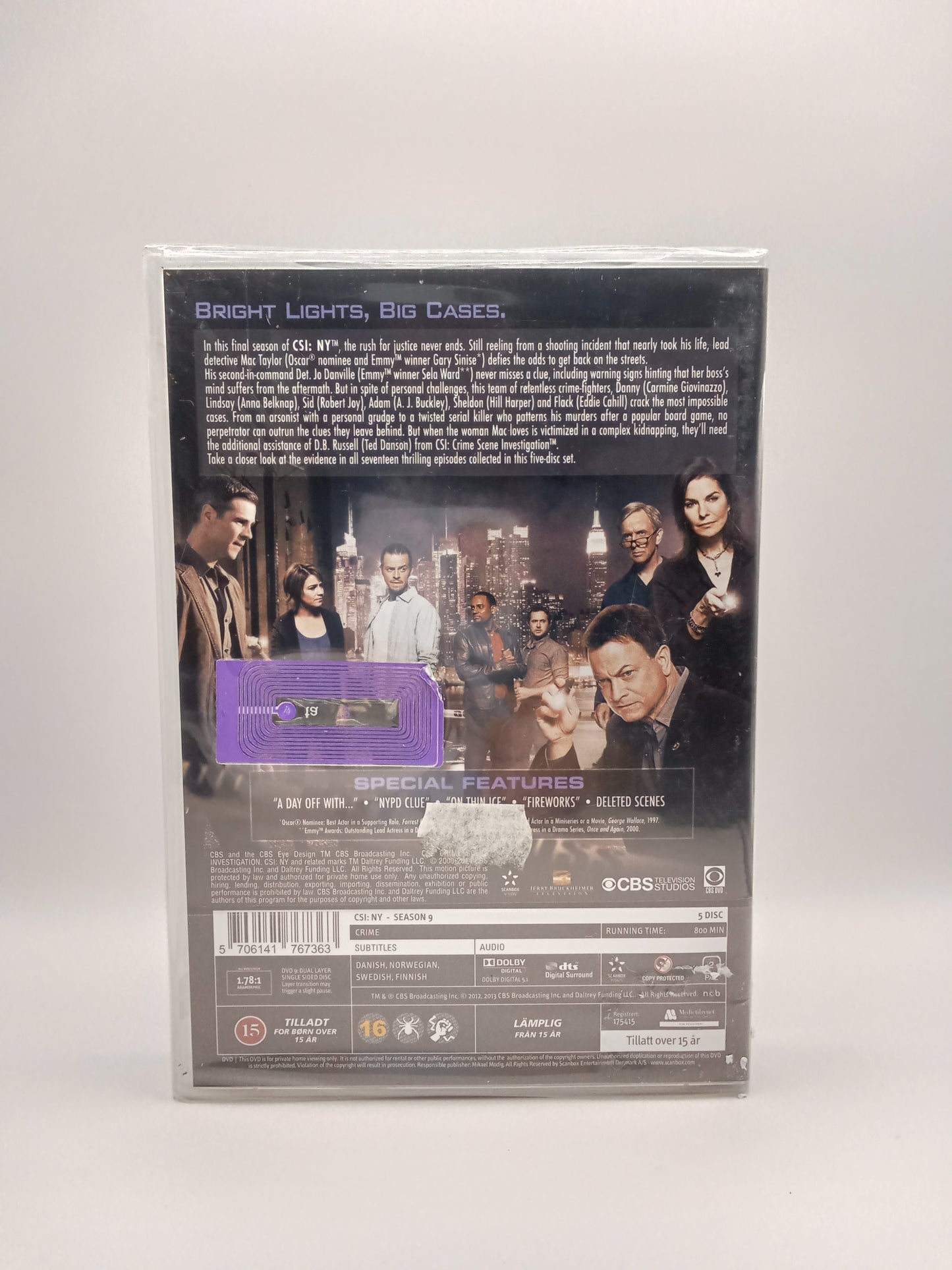 CSI:NY - Kausi 9 - The final season  (Alkuperäisissä muoveissa)