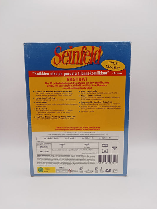 Seinfeld - Kausi 3 (Alkuperäisissä muoveissa)
