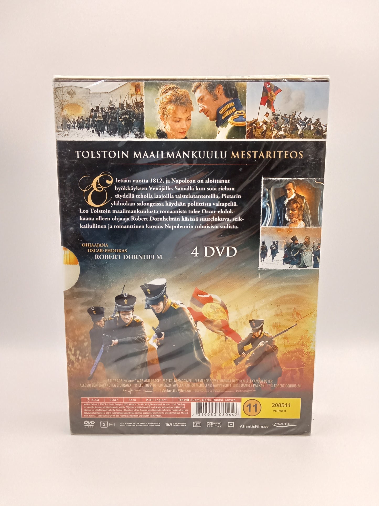 Sota & Rauha 4DVD (Alkuperäisissä muoveissa)
