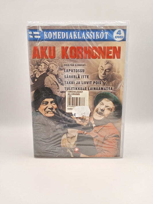 Komediaklassikot - Aku Korhonen 4DVD (Alkuperäisissä muoveissa)