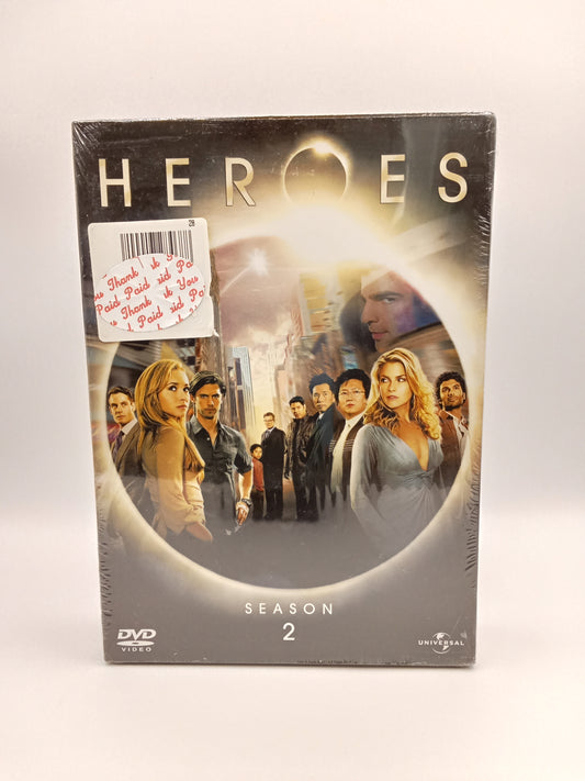 Heroes: Kausi 2 (Alkuperäisissä muoveissa)