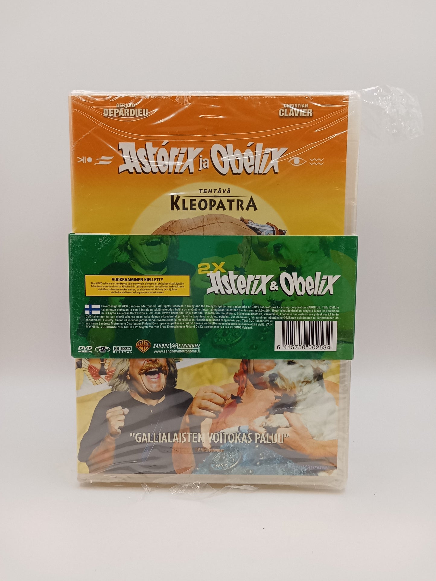 Asterix & Obelix - 2 DVD (Alkuperäisissä muoveissa)