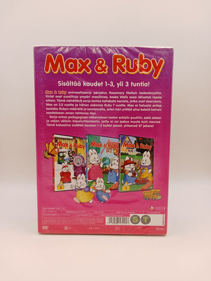 Max & Ruby - Kaudet 1-3 (Alkuperäisissä muoveissa)