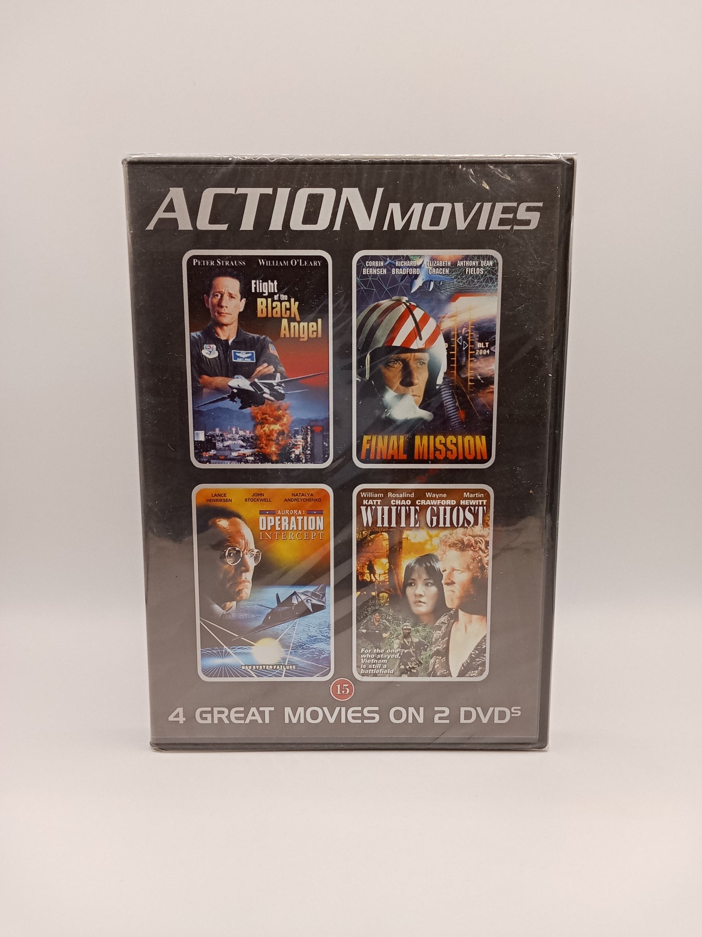 Action Movies - 4 elokuvaa, 2 DVD (Alkuperäisissä muoveissa)