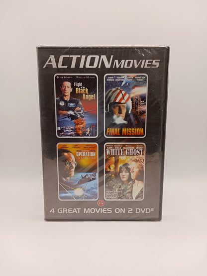 Action Movies - 4 elokuvaa, 2 DVD (Alkuperäisissä muoveissa)