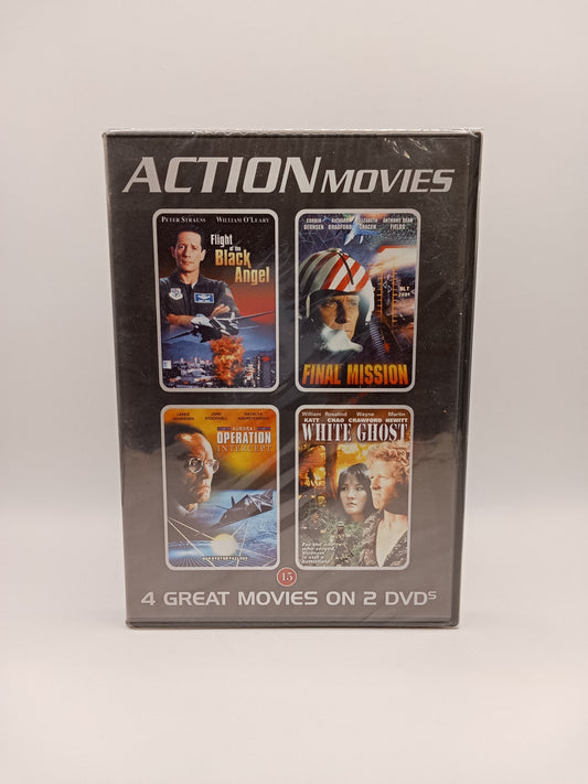 Action Movies - 4 elokuvaa, 2 DVD (Alkuperäisissä muoveissa)