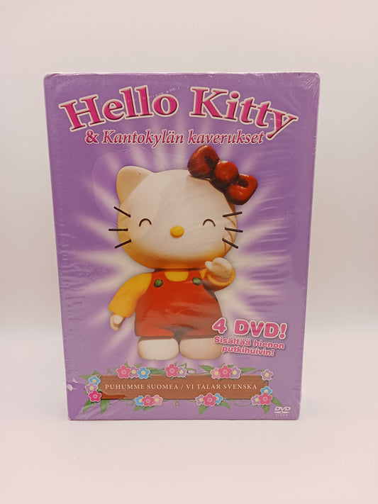 Hello Kitty & Kantokylän kaverukset - 4DVD (Alkuperäisissä muoveissa)