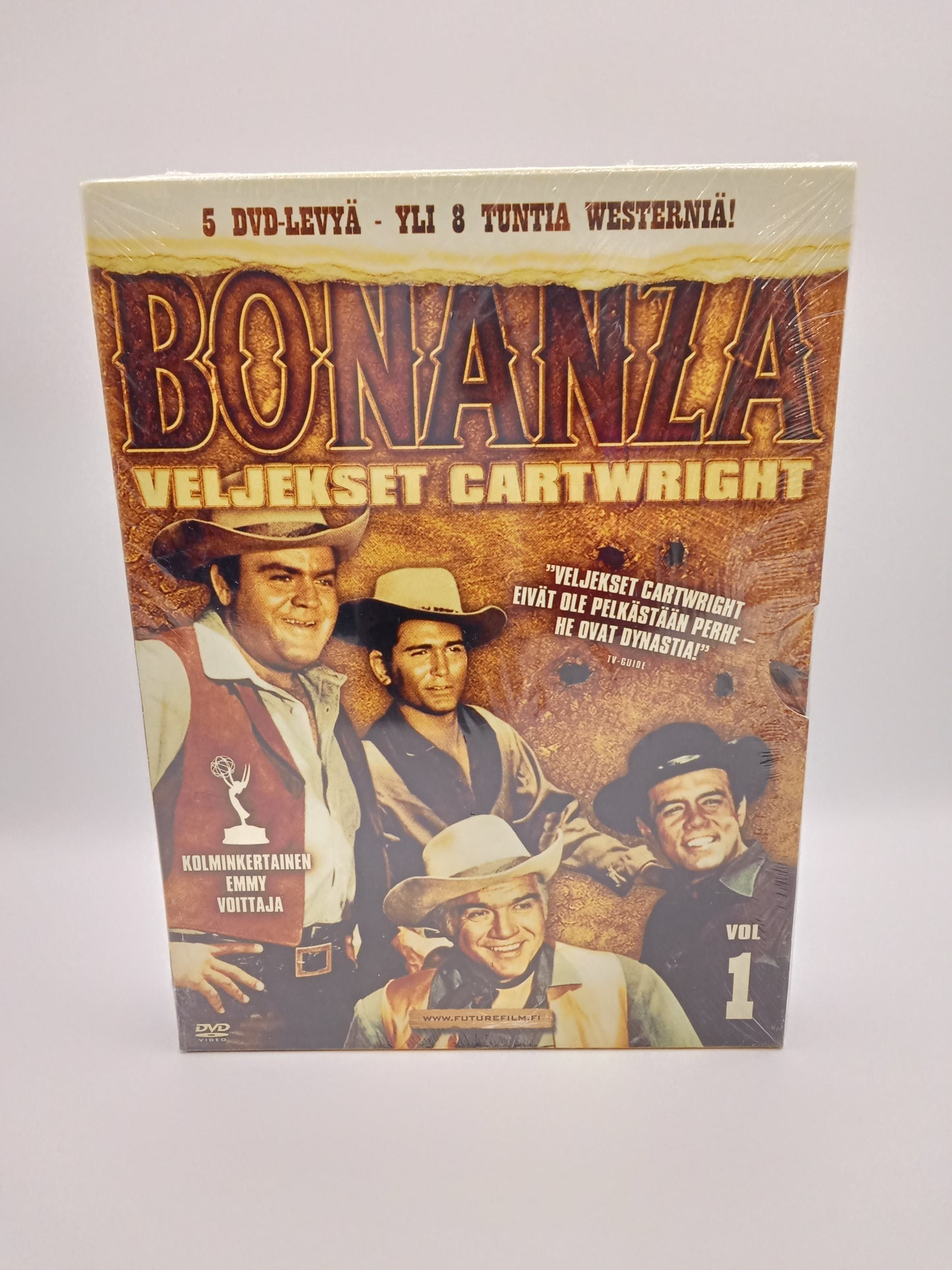 Bonanza - Veljekset Cartwright, 5DVD-Levyä (Alkuperäisissä muoveissa)